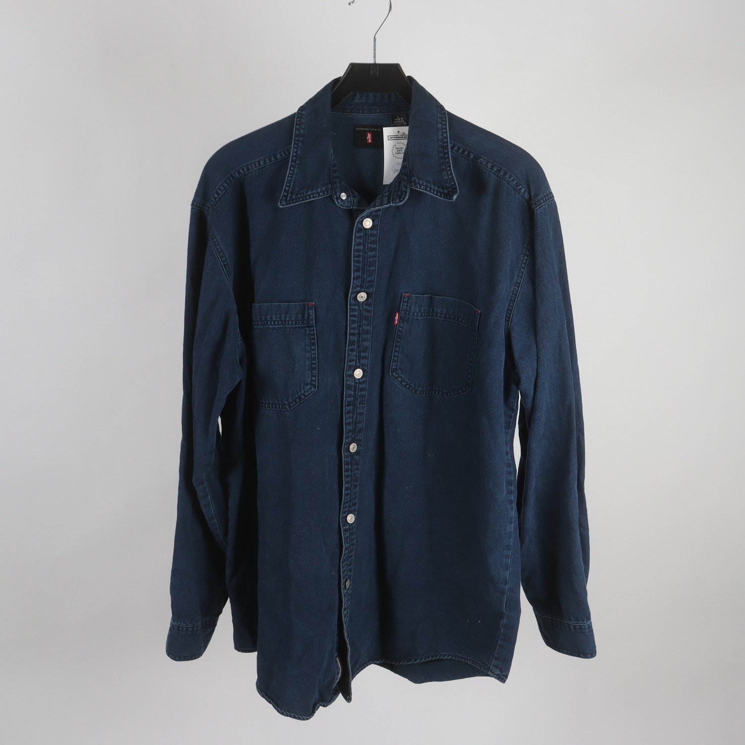 Jeansskjorta. Levis, blå, stl. L