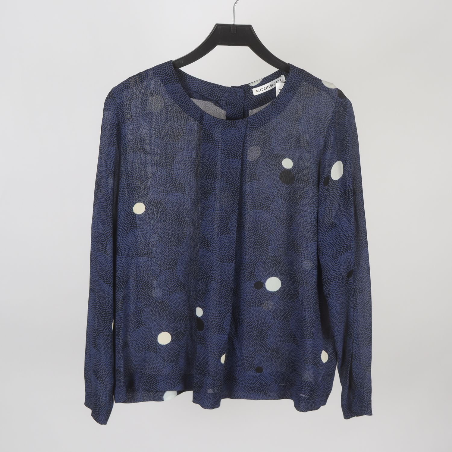 Blus, Rodebjer, mönstrad, stl. L