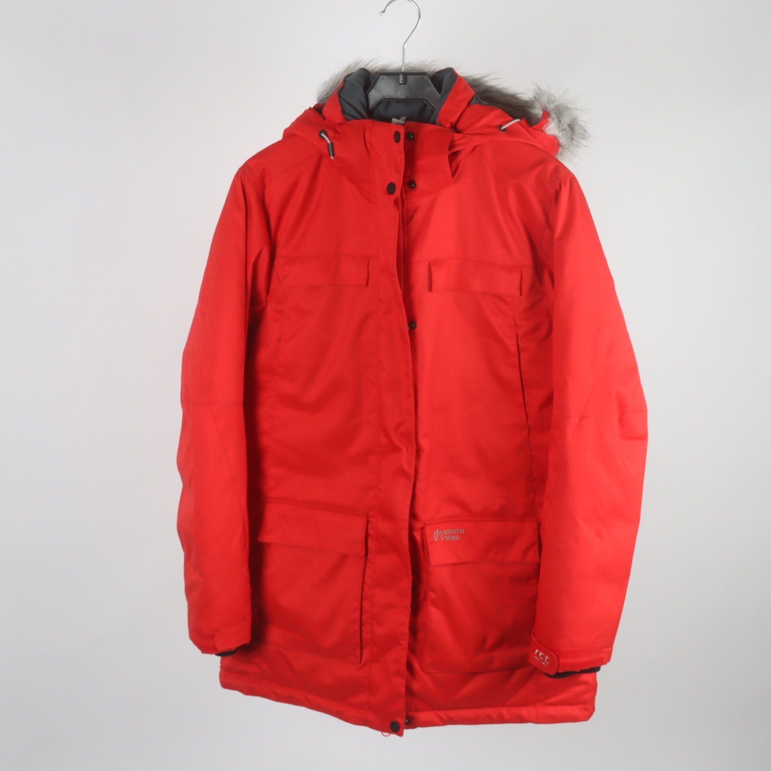 Parkas, North Bend, röd, stl. 38