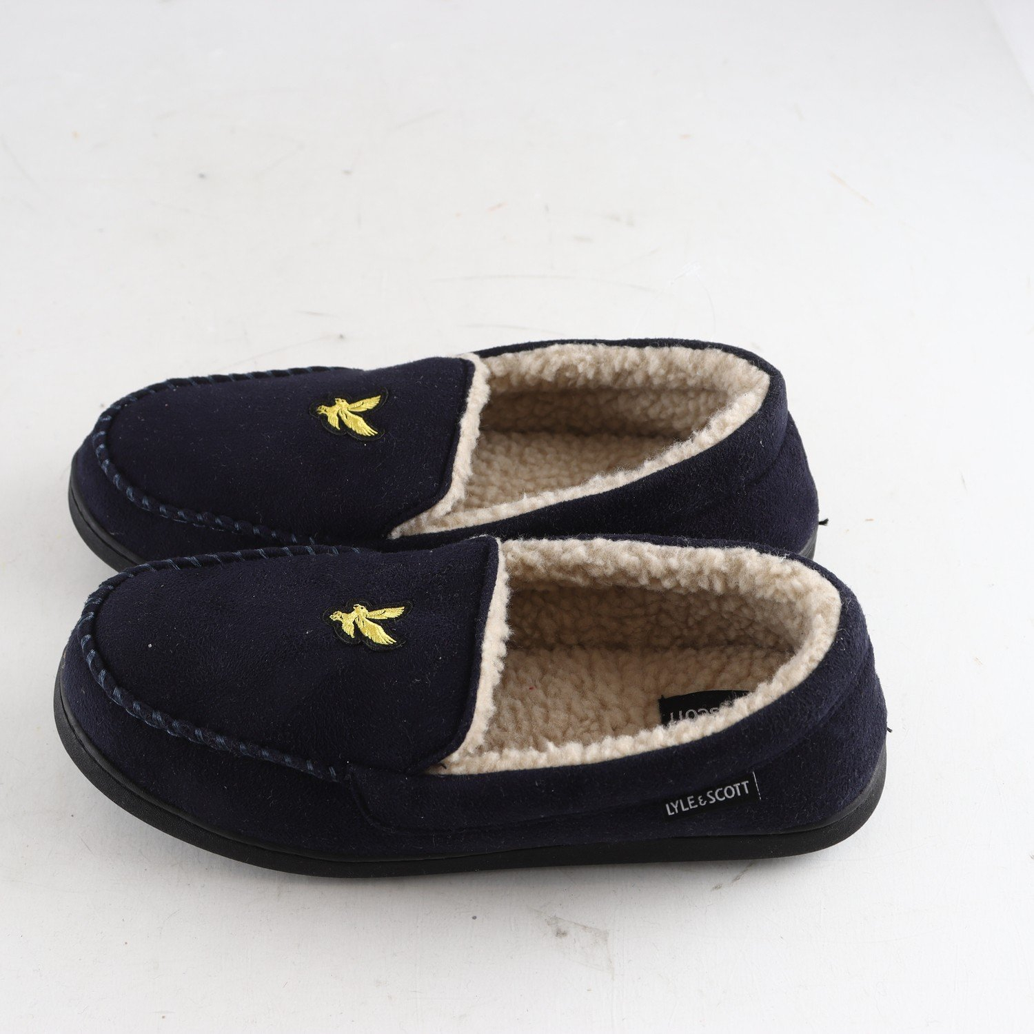 Tofflor, Lyle & Scott, blå, stl. 7 (41)