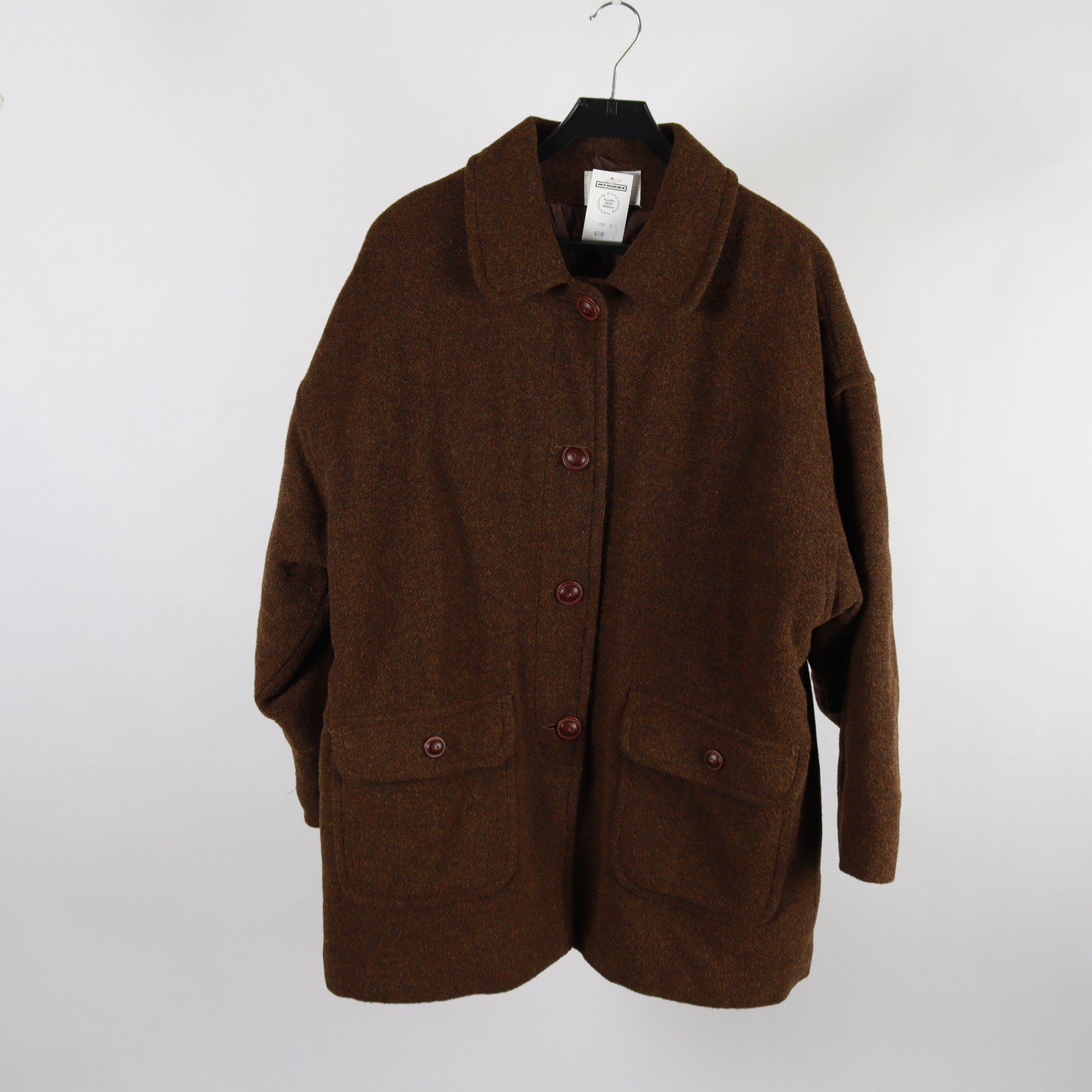 Jacka, vintage, Hennes, brun, stl. XL