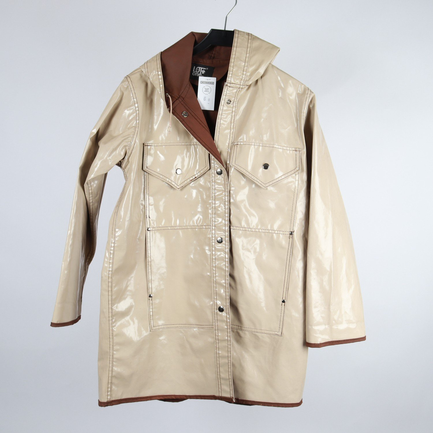 Regnjacka, Lot One, beige, stl. ca. S/M