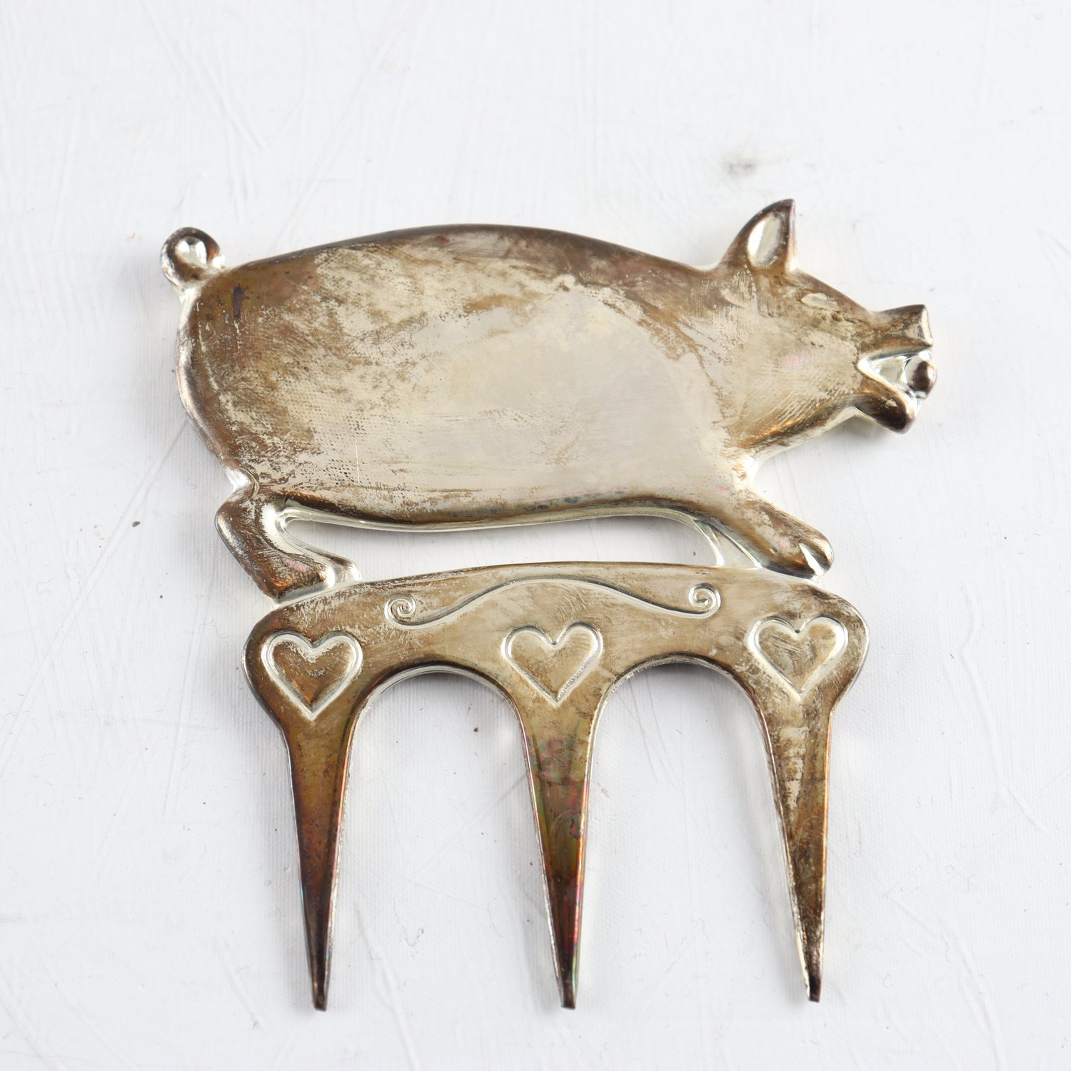 Skinkgaffel, nysilver, Gun Ulriksson