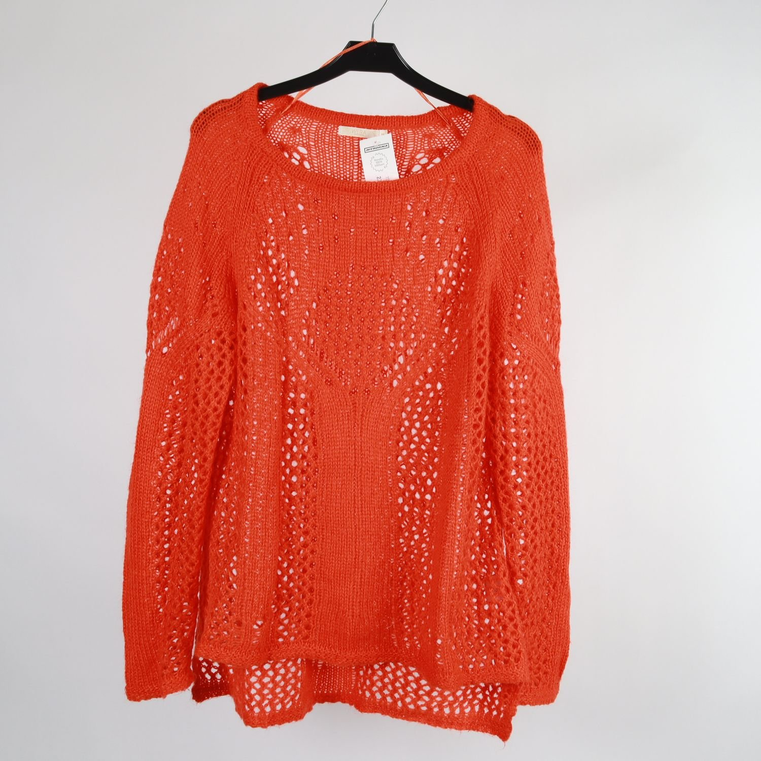 Tröja, Wera, Orange, mohair, stl. M