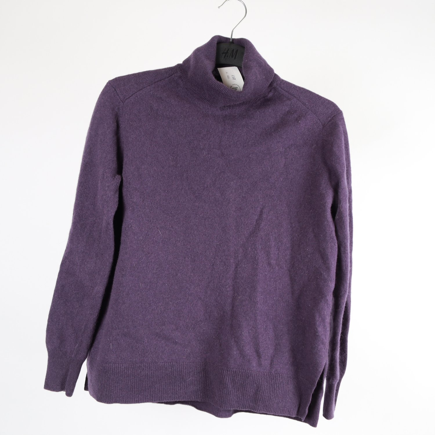 Polotröja, Massimo Dutti, lila, cashmere, stl. L