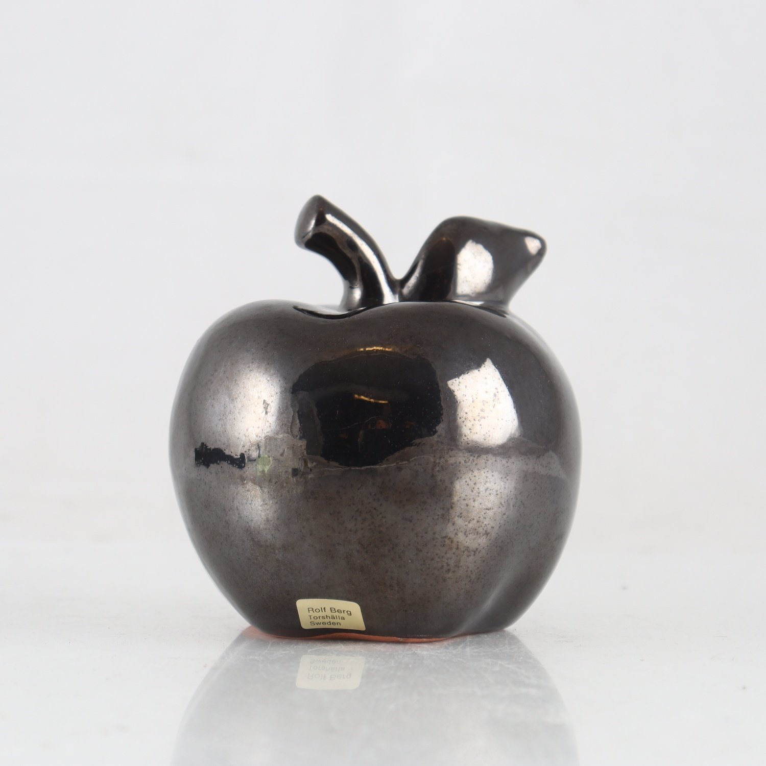 Skulptur, keramik, äpple, Rolf Berg, Torshälla
