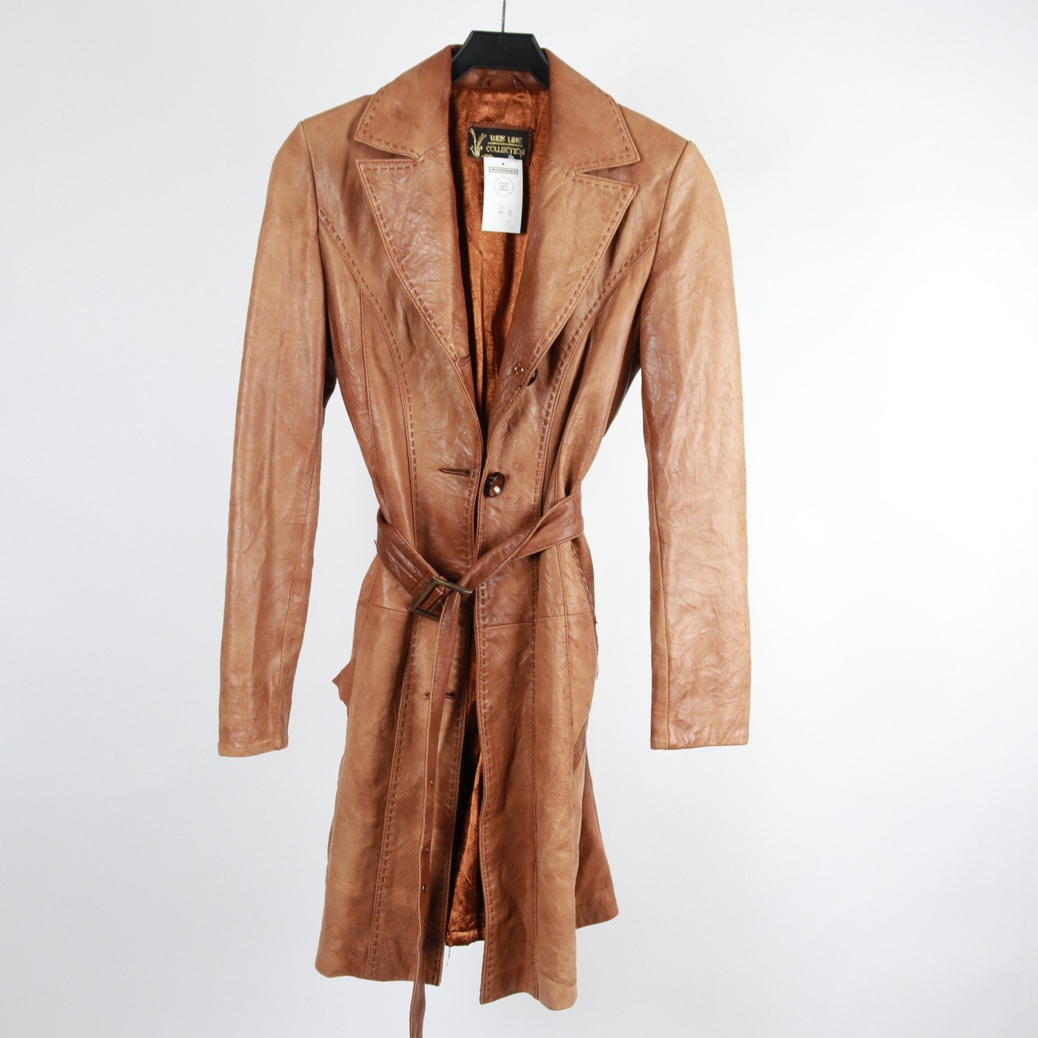 Skinnkappa, Web Line Collection, brun, stl. 38