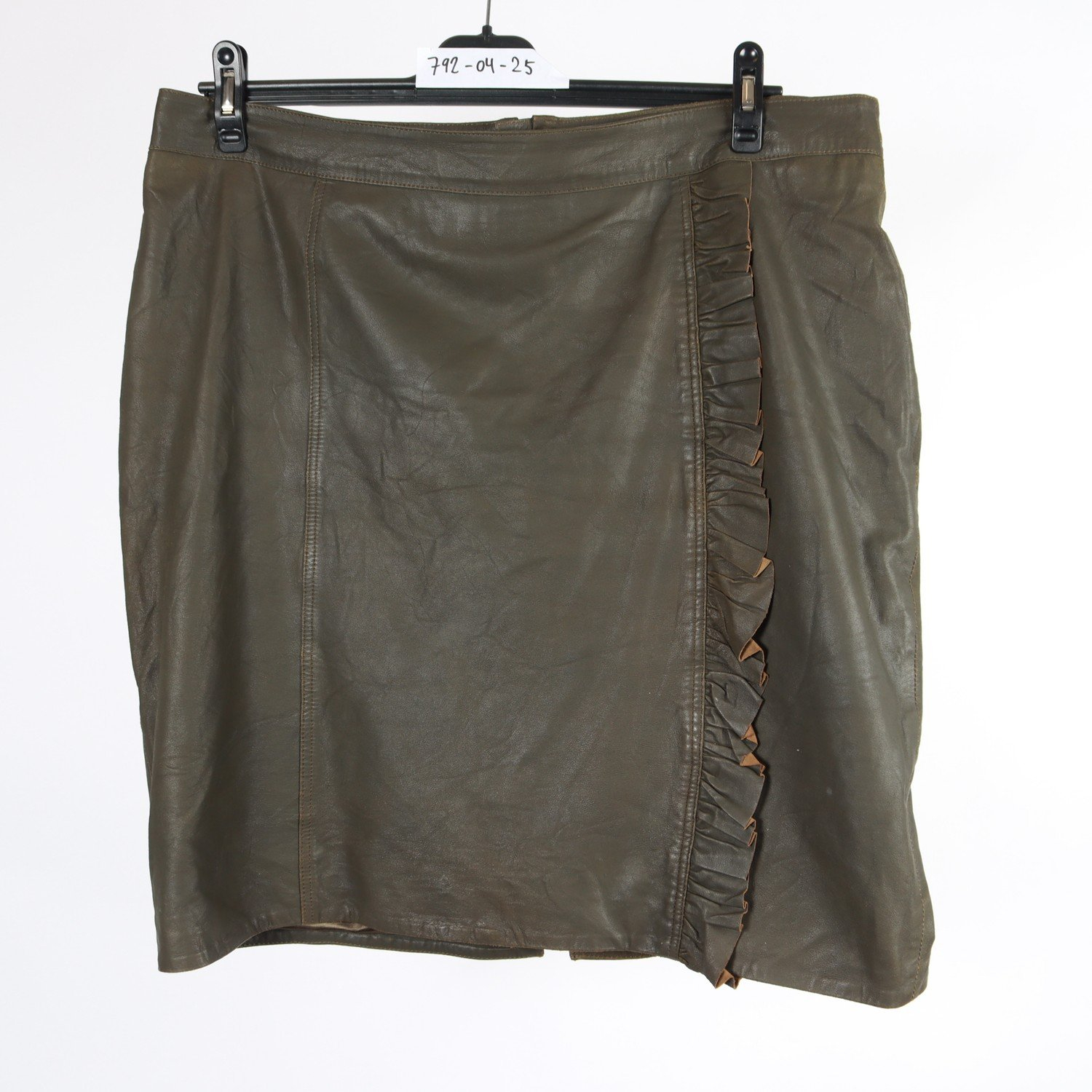 Kjol, Margit Brandt Copenhagen, 100% läder, stl. XL
