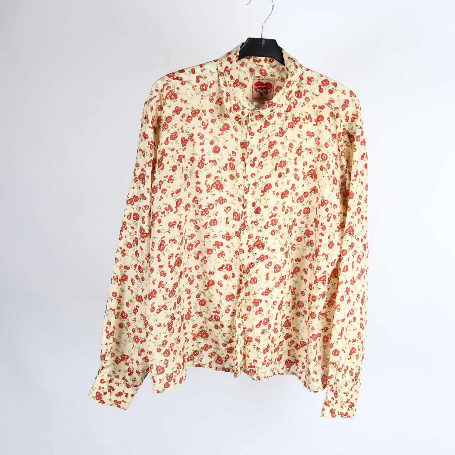 Blus, vintage, Kennington Ladies, blommig, stl. L