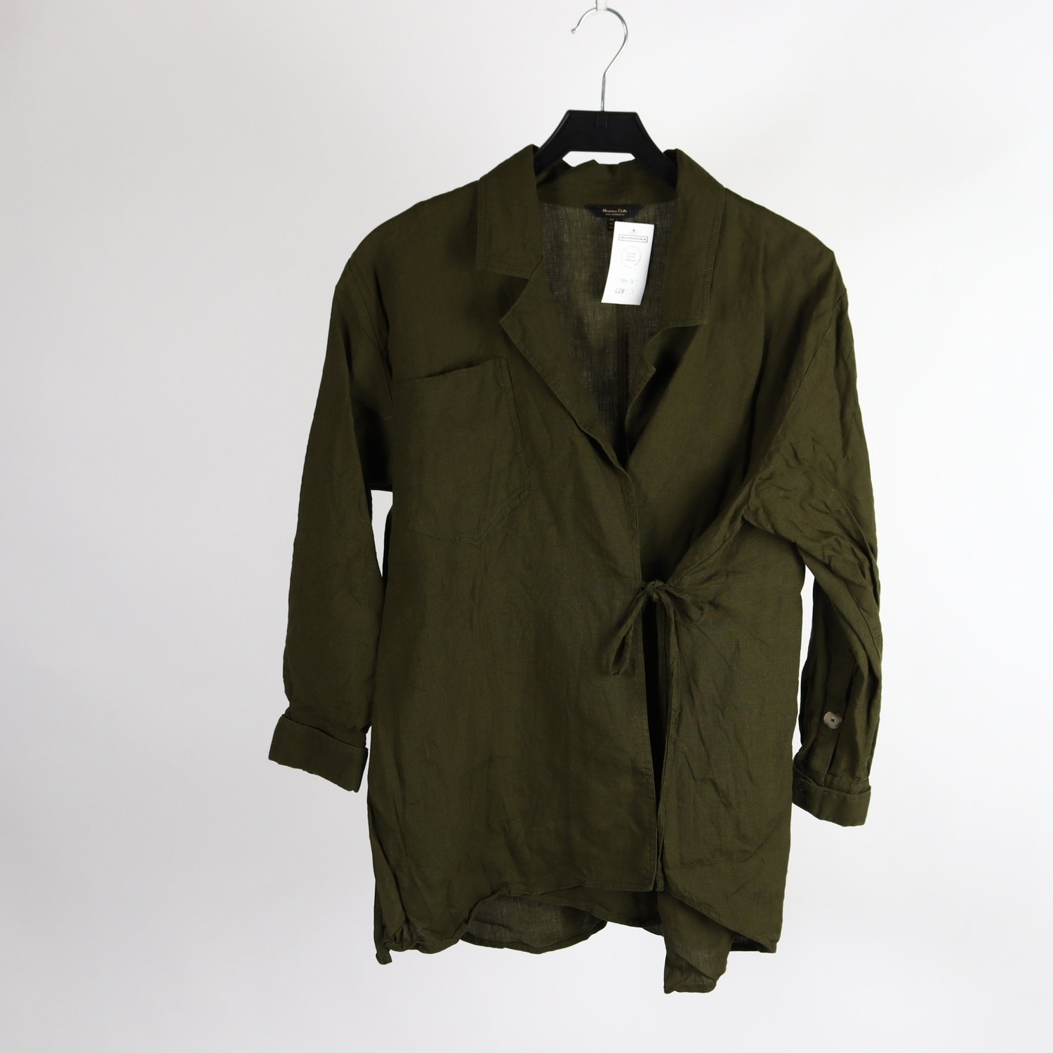 Blus, Massimo Dutti, grön, stl. L