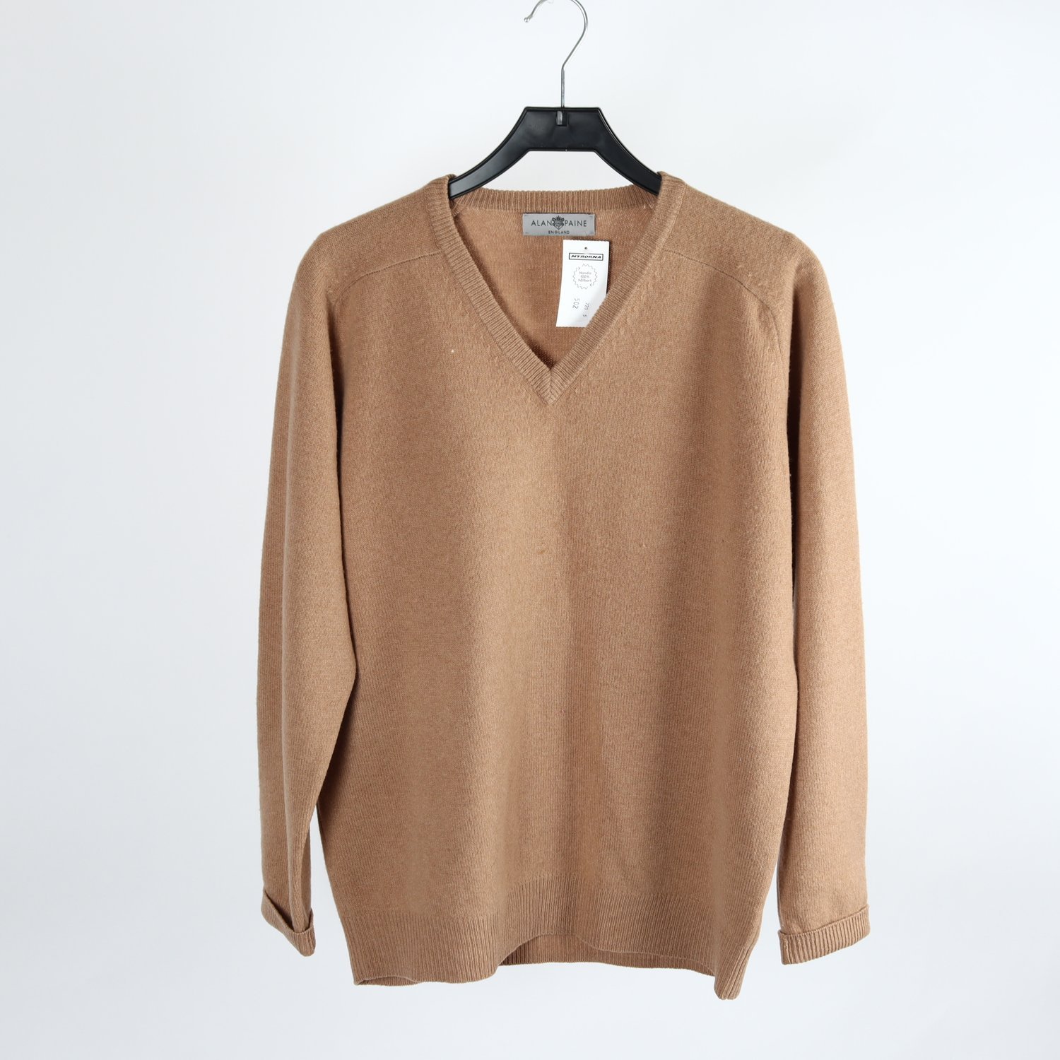 Tröja, Alan Paine, beige, lammull, stl. 52