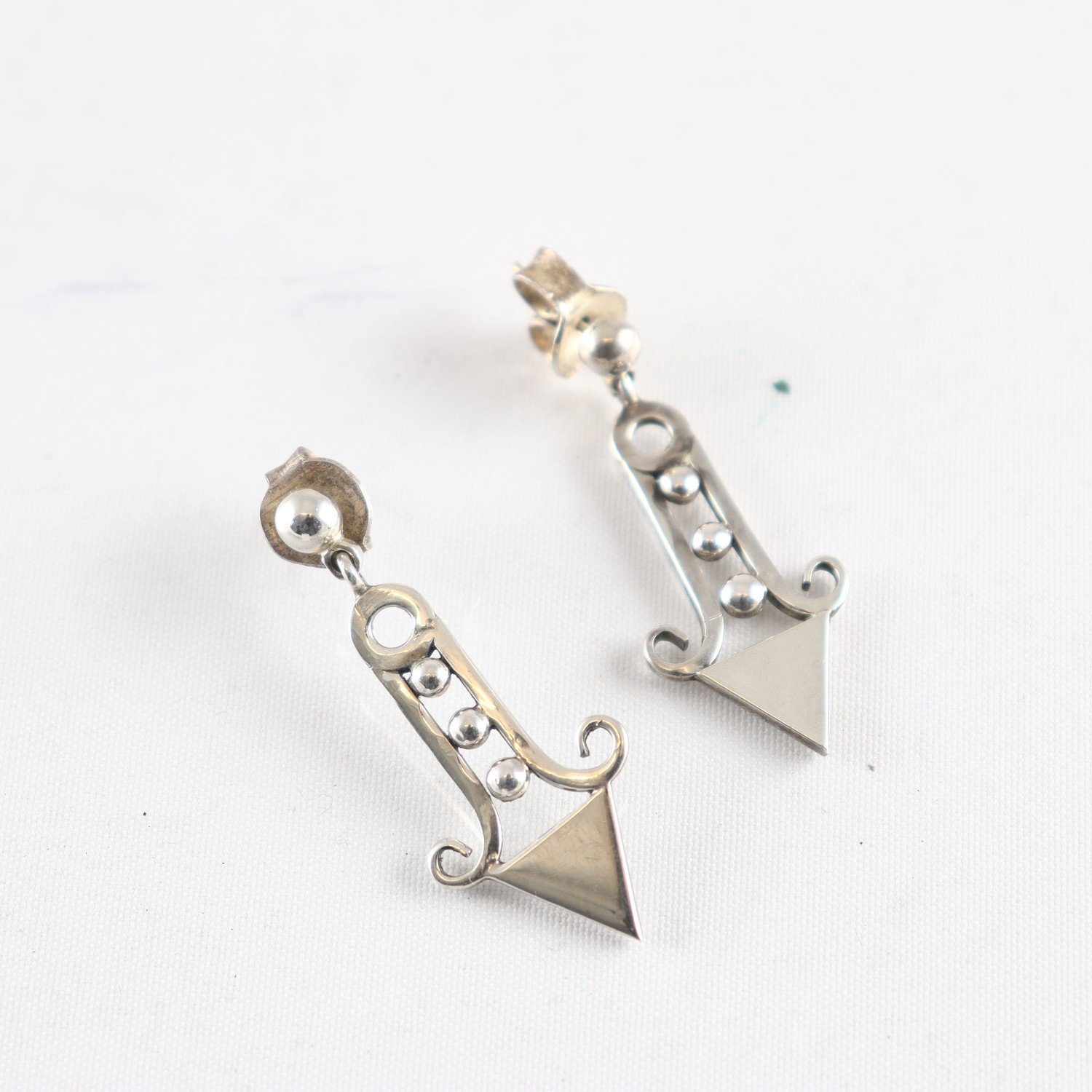 Örhängen, silver 925, Mexico. Vikt: 9,4 g
