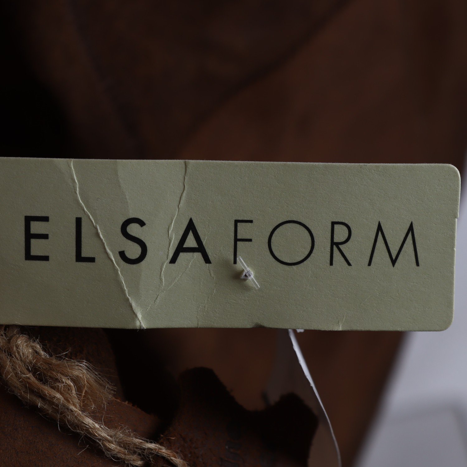 Förkläde, Elsa Form, brun, skinn