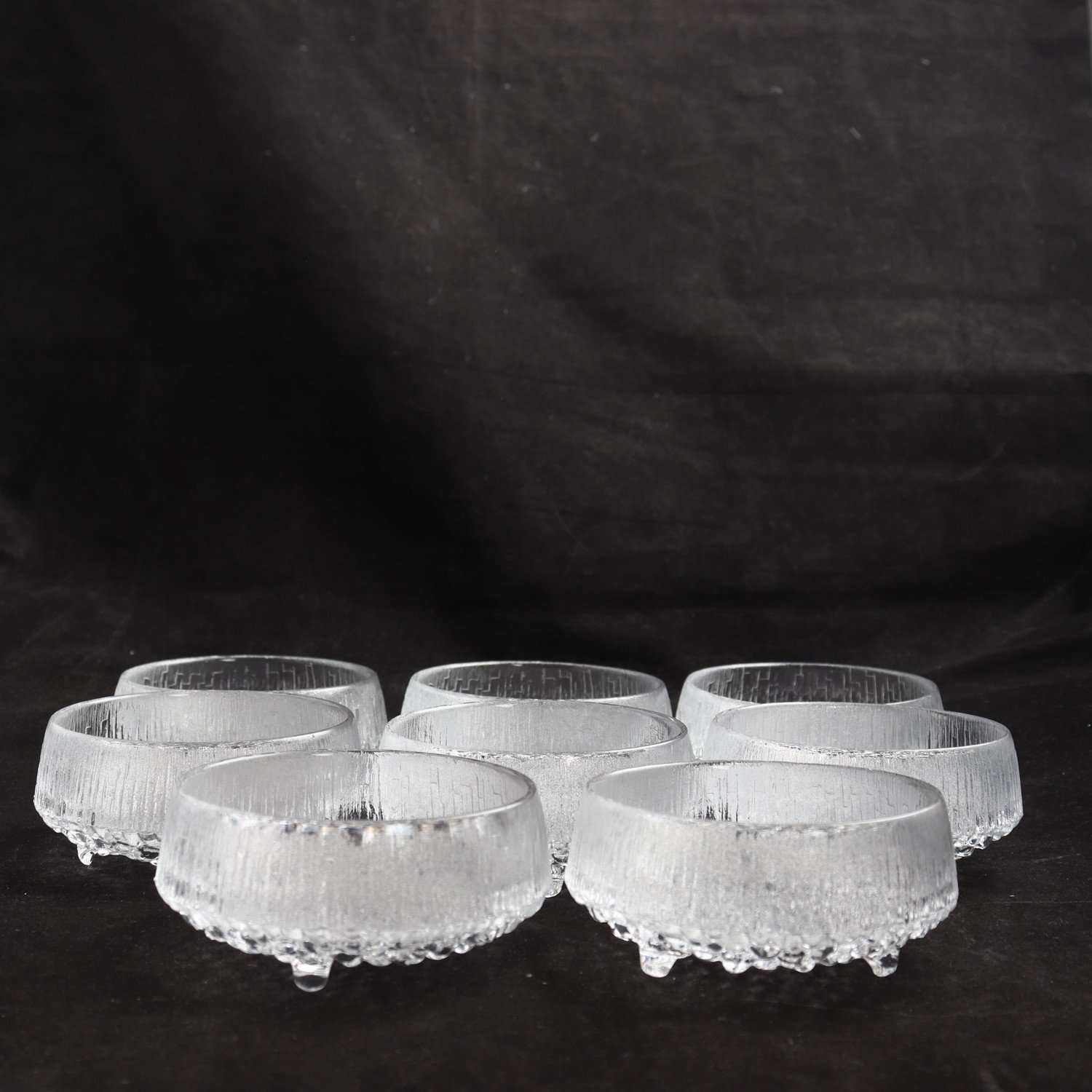 Skålar, Ultima Thule, Tapio Wirkkala, Iittala, 8 st. Samfraktas ej.
