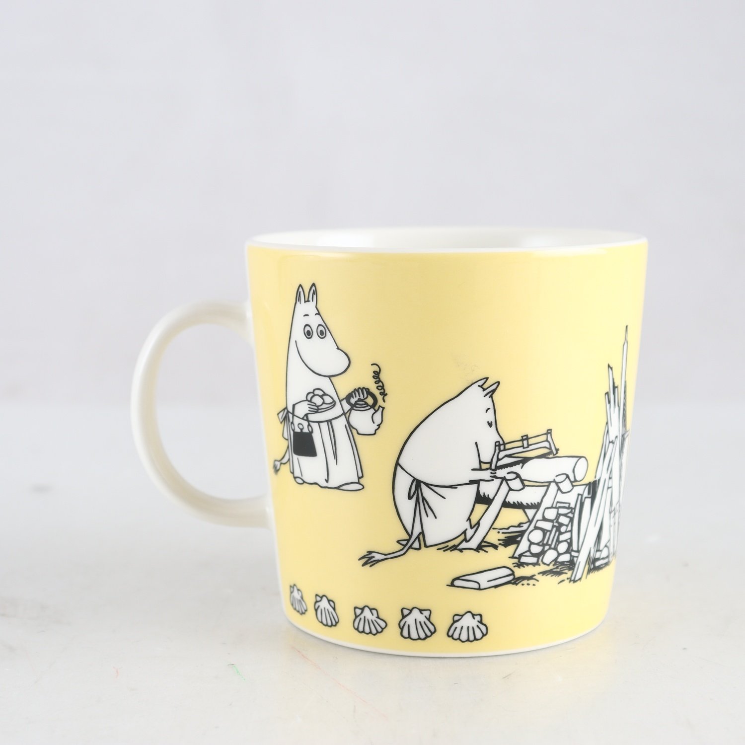 Muminmugg, 40 cl, Gul, Moomin Characters, Arabia