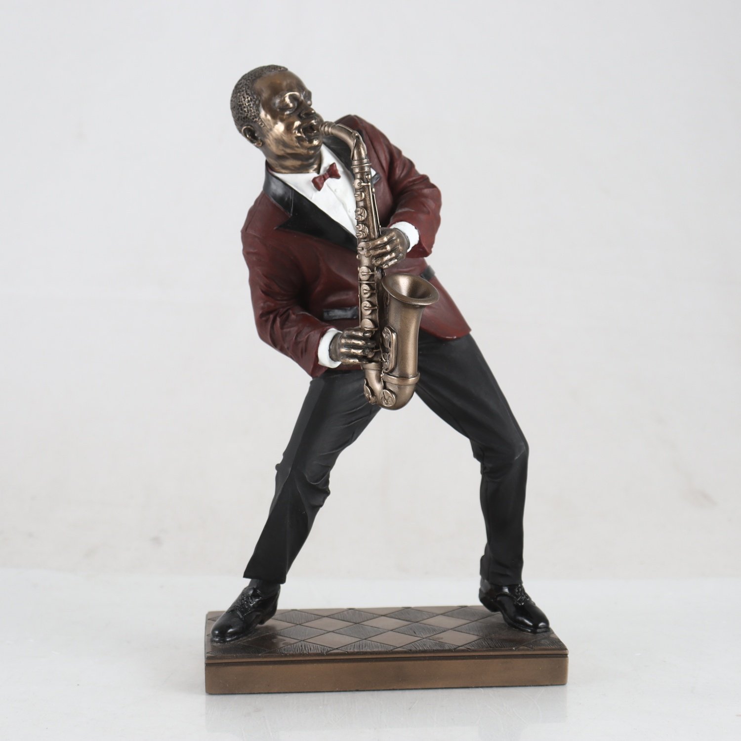 Staty, gjuten plast, Jazzband Collection, Veronese, 2014. Samfraktas ej.