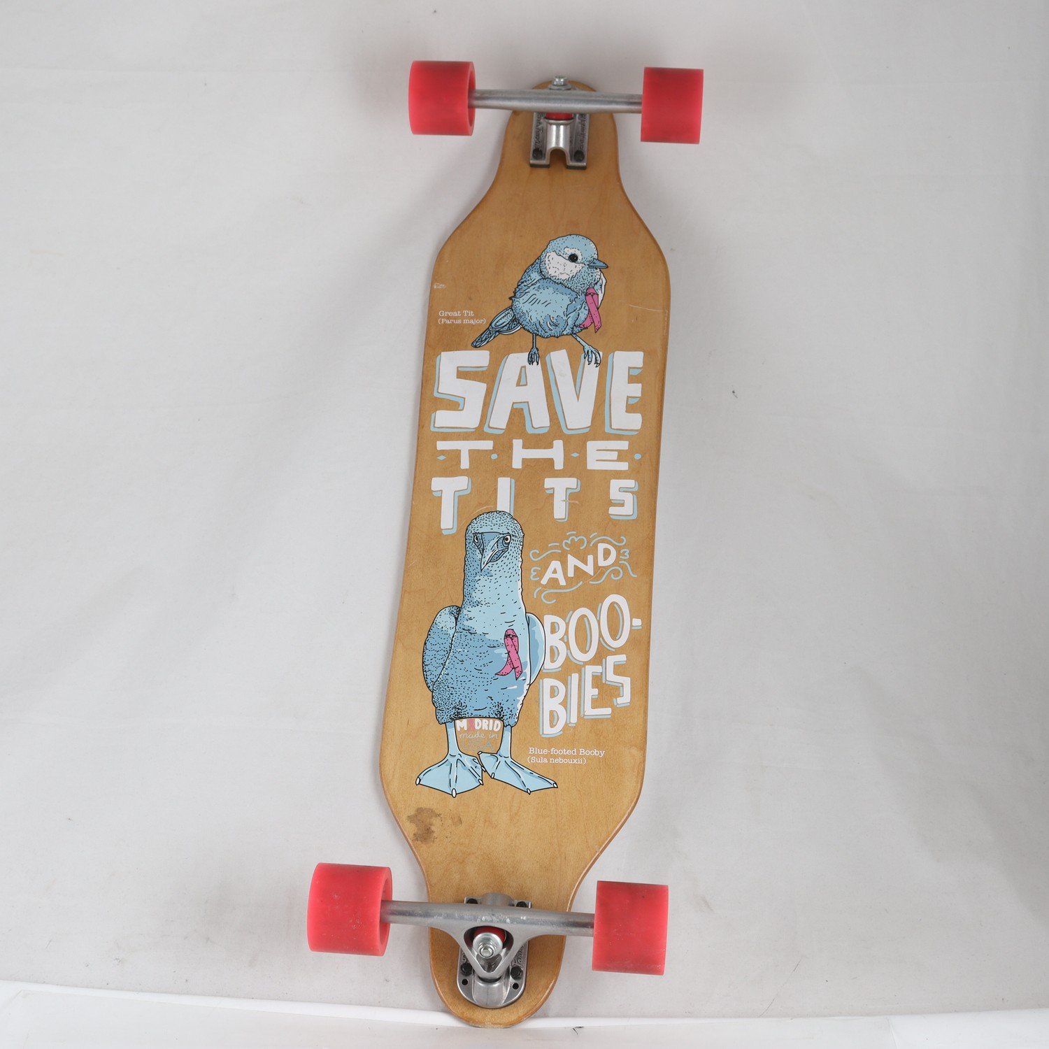 Longboard, 36″ Pink Ribbon, Madrid Weezer. Endast avhämtning.