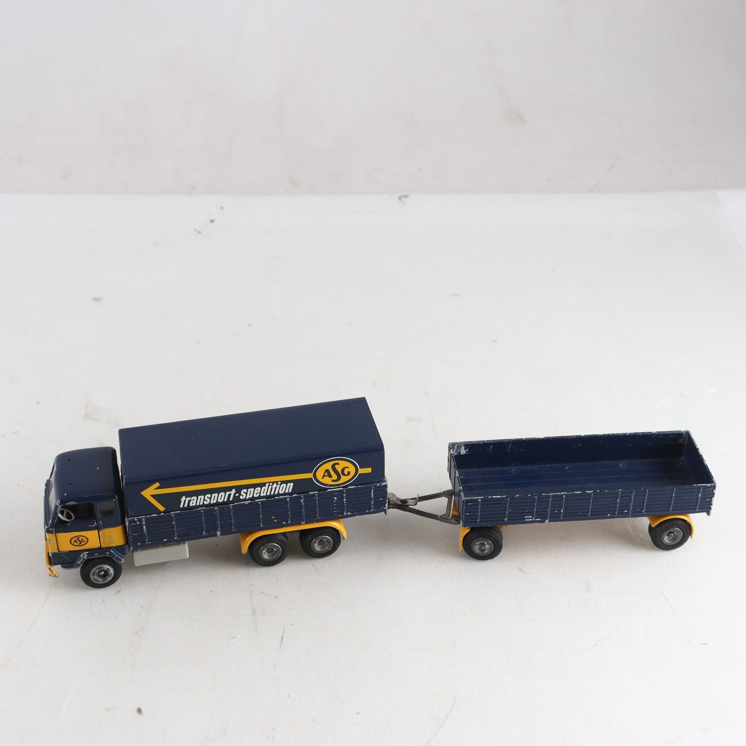Lastbil med släp, ASG transport, Tekno, Danmark