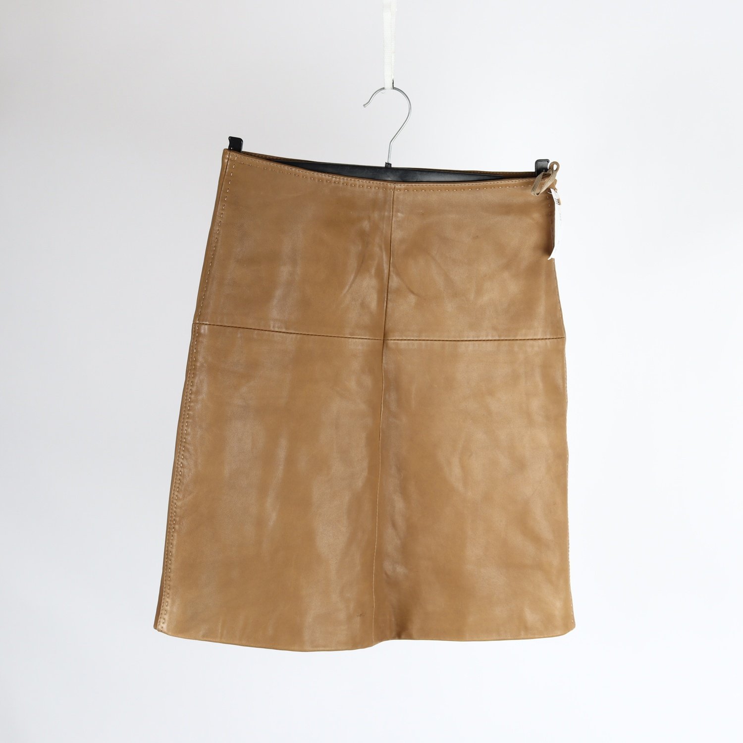 Skinnkjol, Hugo Boss, brun, stl. 36