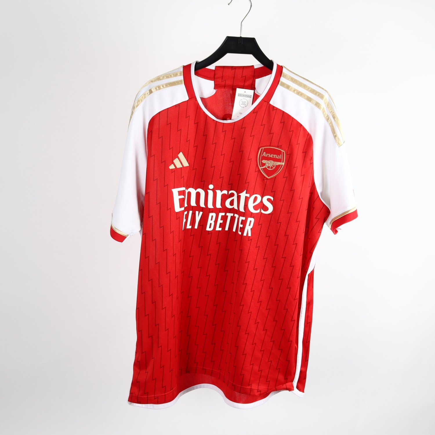 Fotbollströja, Arsenal Trossard 19, röd/vit, stl. (L)