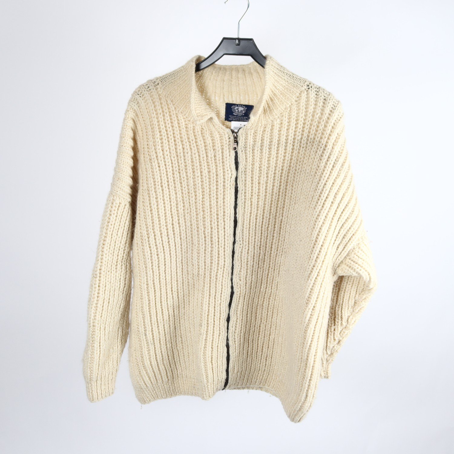 Tröja, Pole to Pole Imports, Handmade Nepal, beige, stl. (XL/XXL)