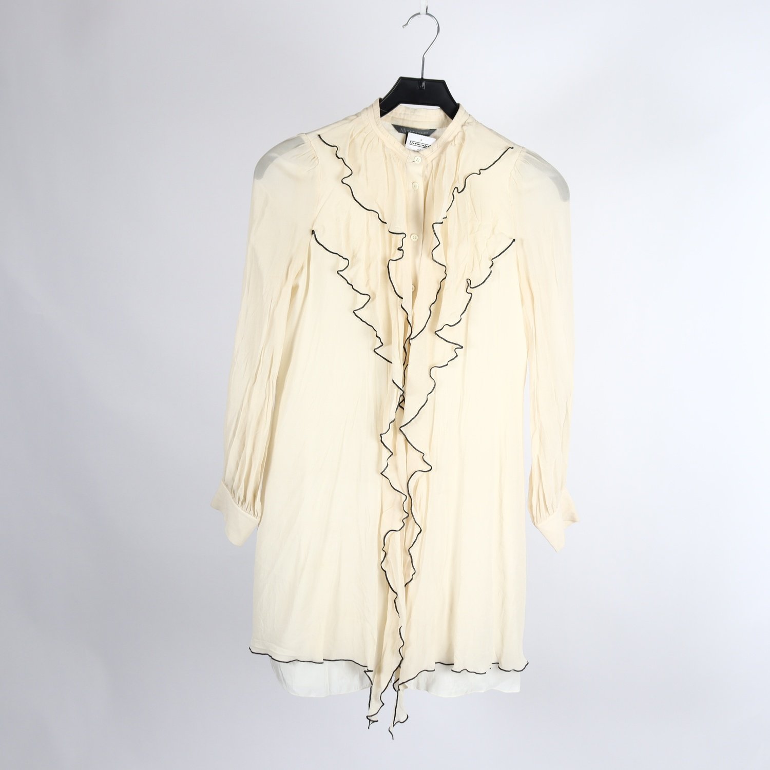 Blus, Armani Exchange, ljusbeige, stl. 2 (M)