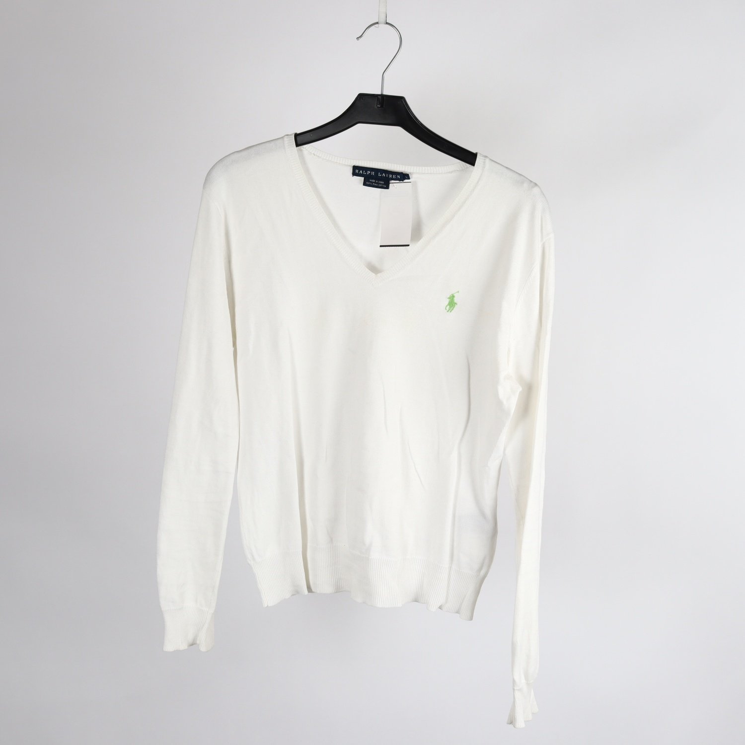 Tröja, Ralph Lauren, vit, stl. L