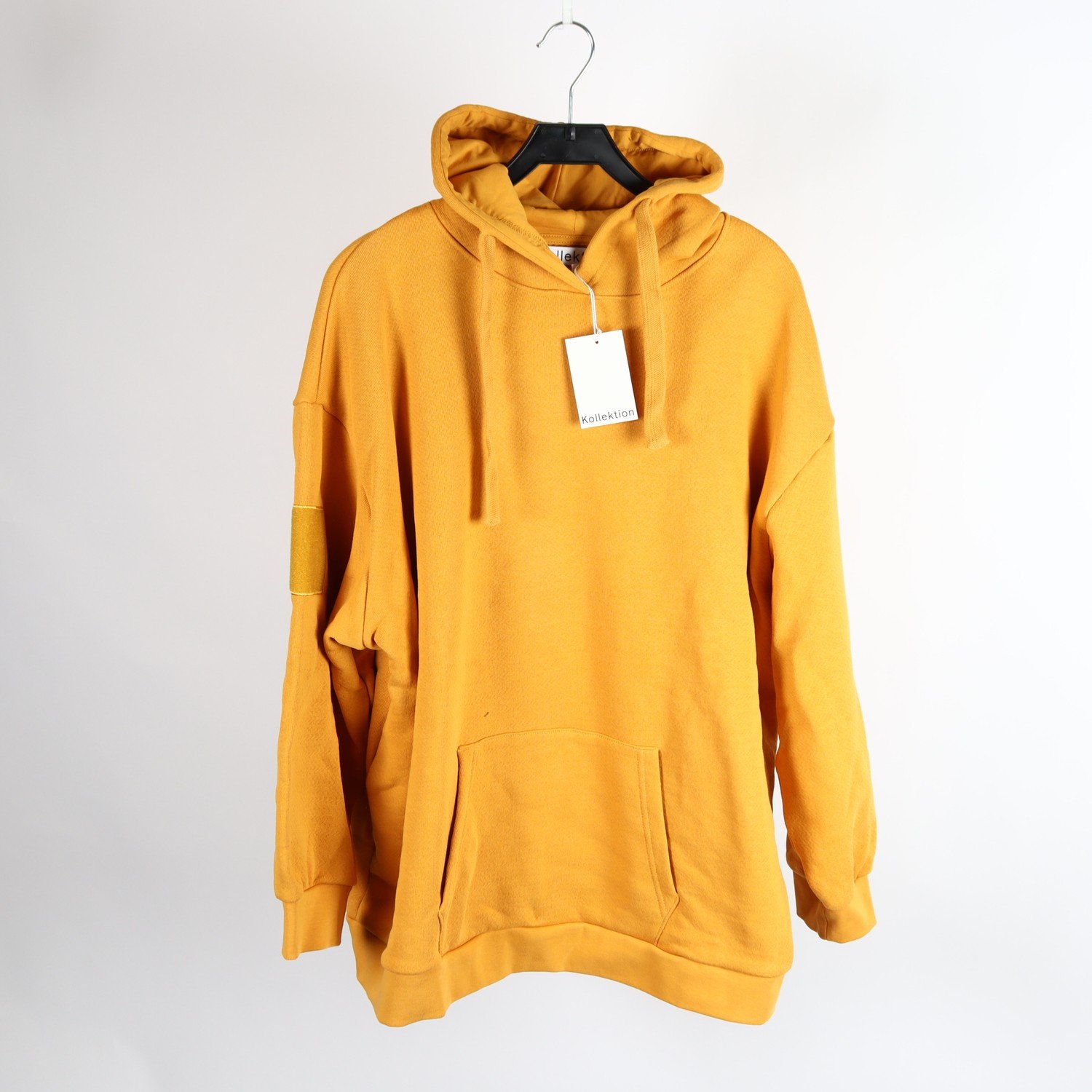 Hoodie, Kollektion, senapsgul, stl. M