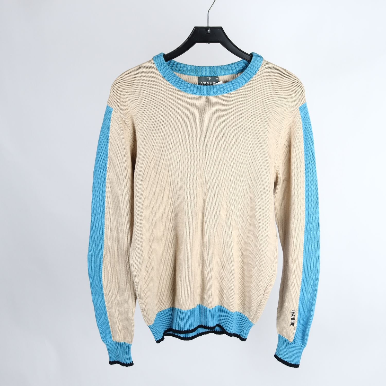 Tröja, Ivanhoe, beige, blå, stl. M