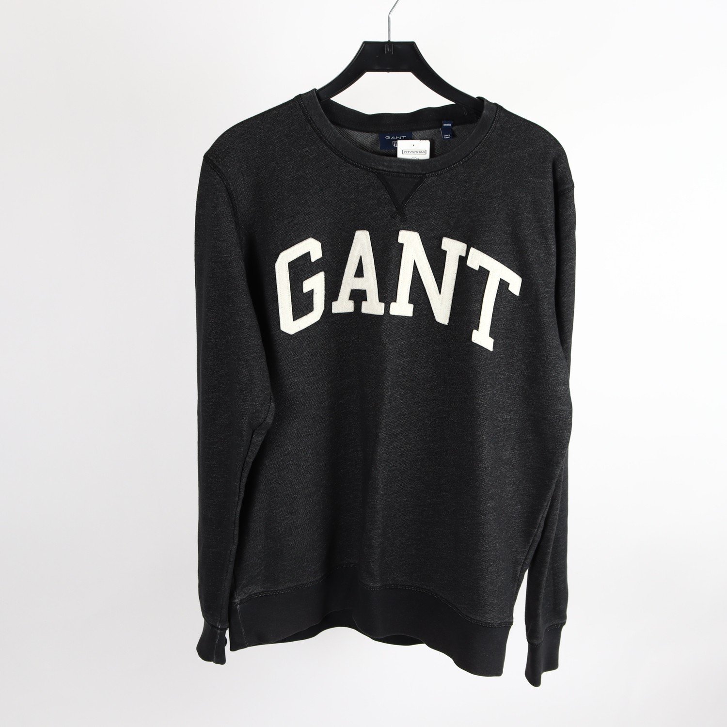 Sweatshirt, Gant, gråsvart, stl. XL