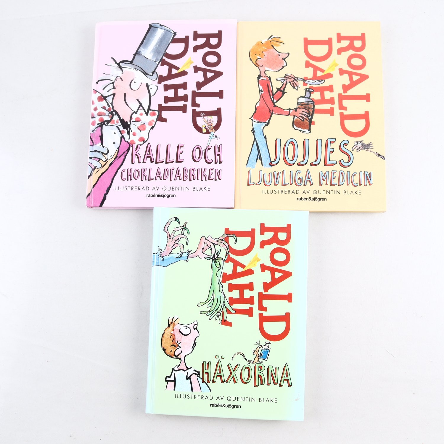 Bokpaket Roald Dahl, 3 volymer