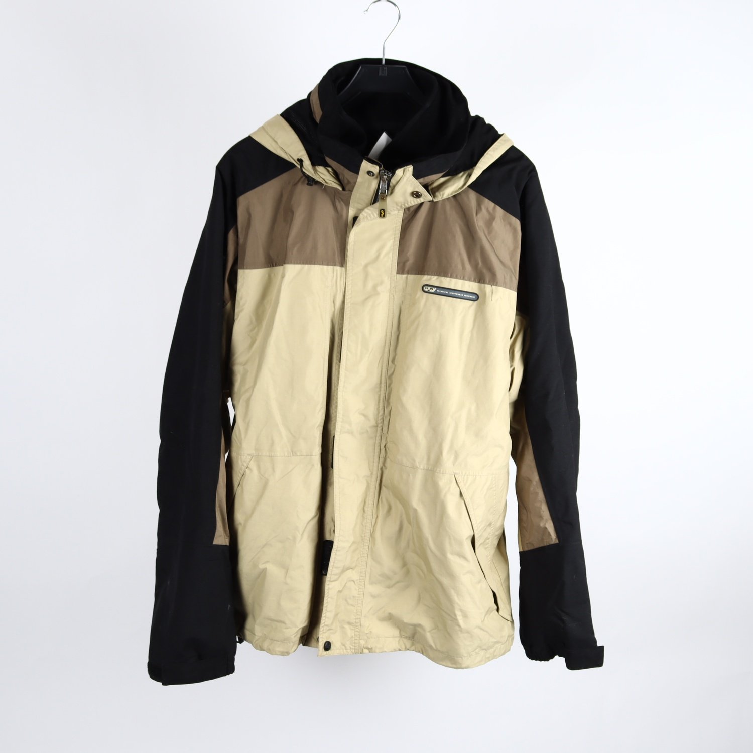 Jacka, H2O, beige, svart, stl. XXL