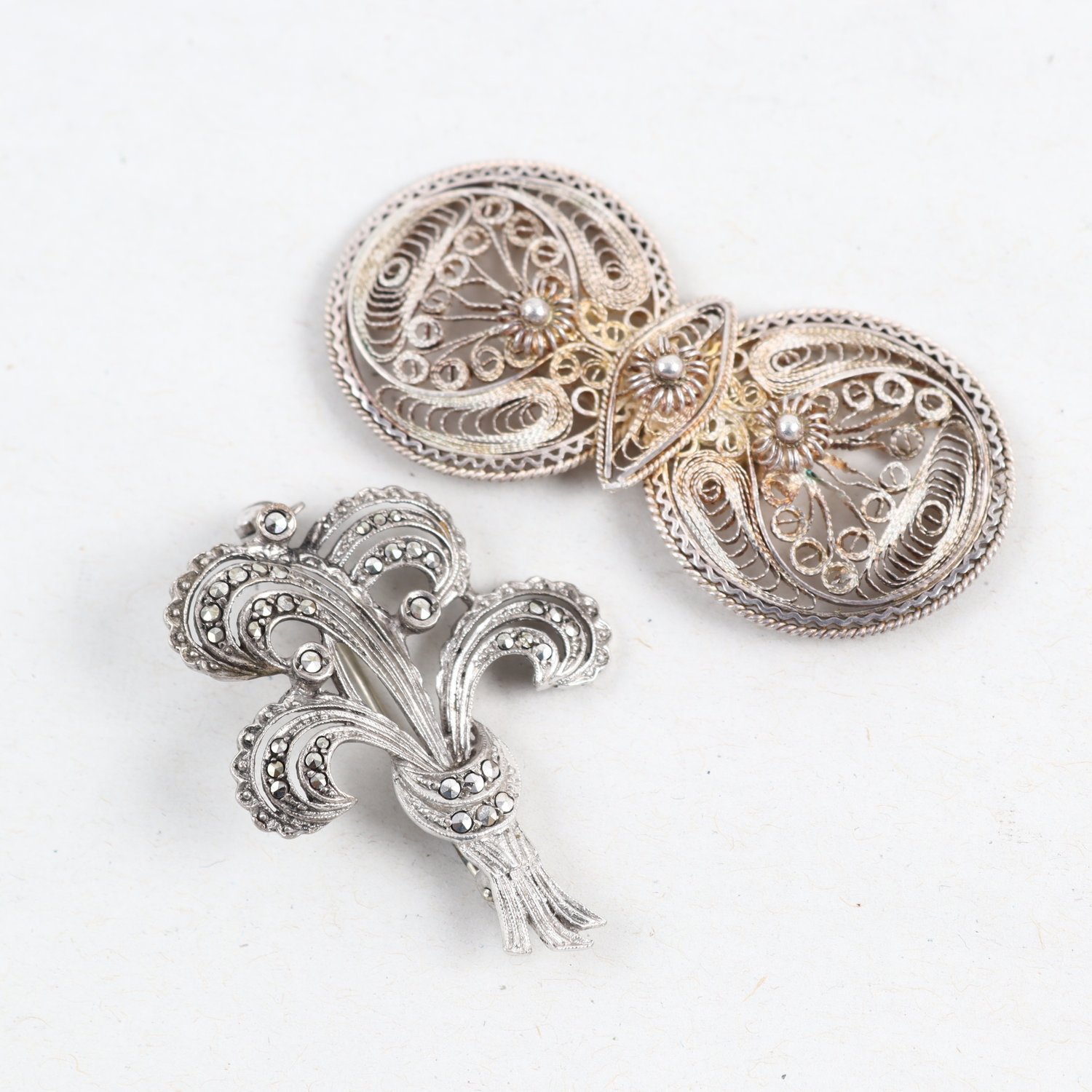 Broscher, Silver, vikt: 13,8g
