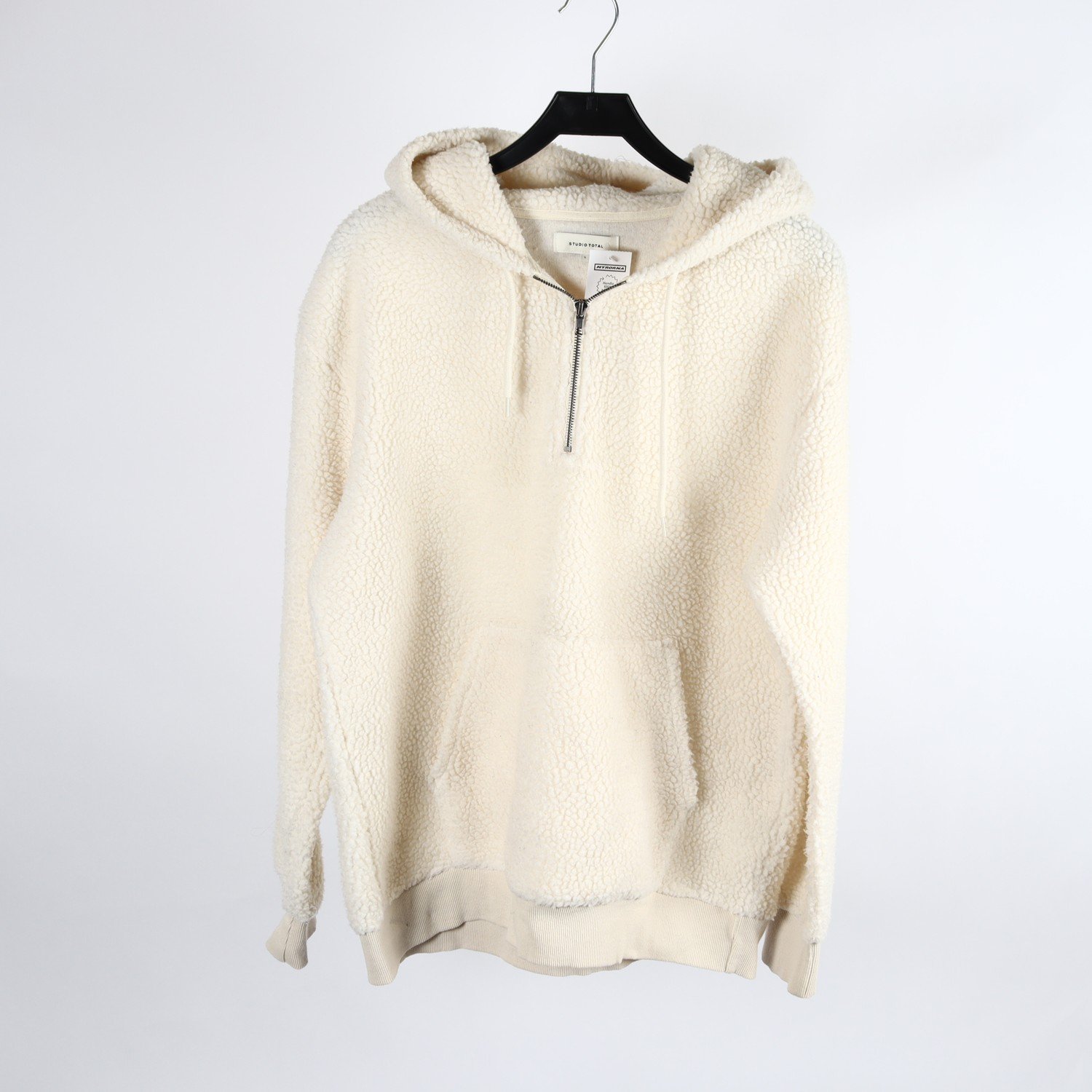 Teddytröja, Studio Total, offwhite, stl. L