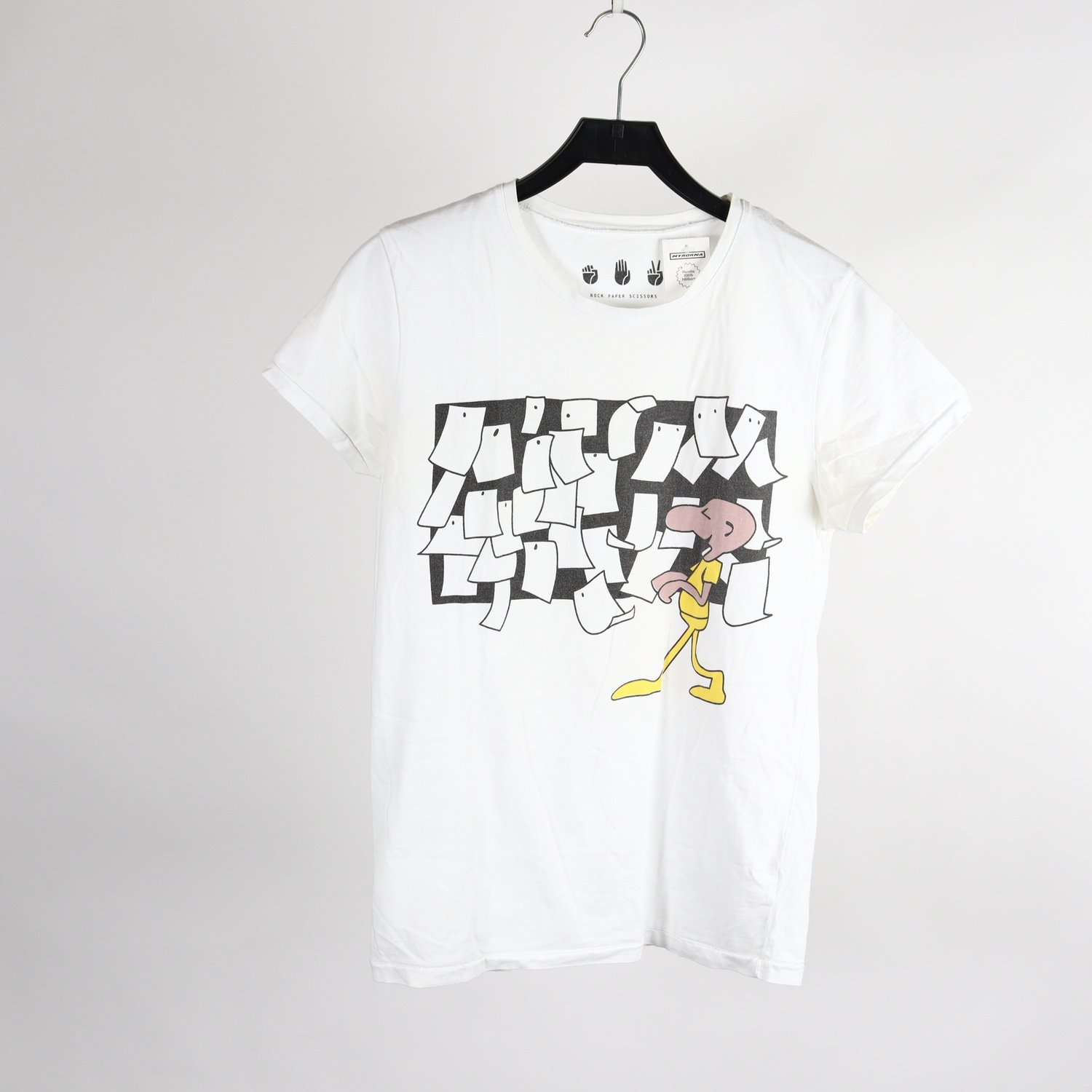 T-shirt, Anslagstavlan, vit, stl. S