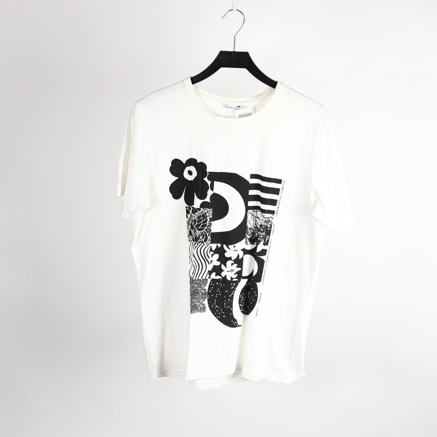 Tröja, Marimekko, vit, stl. L