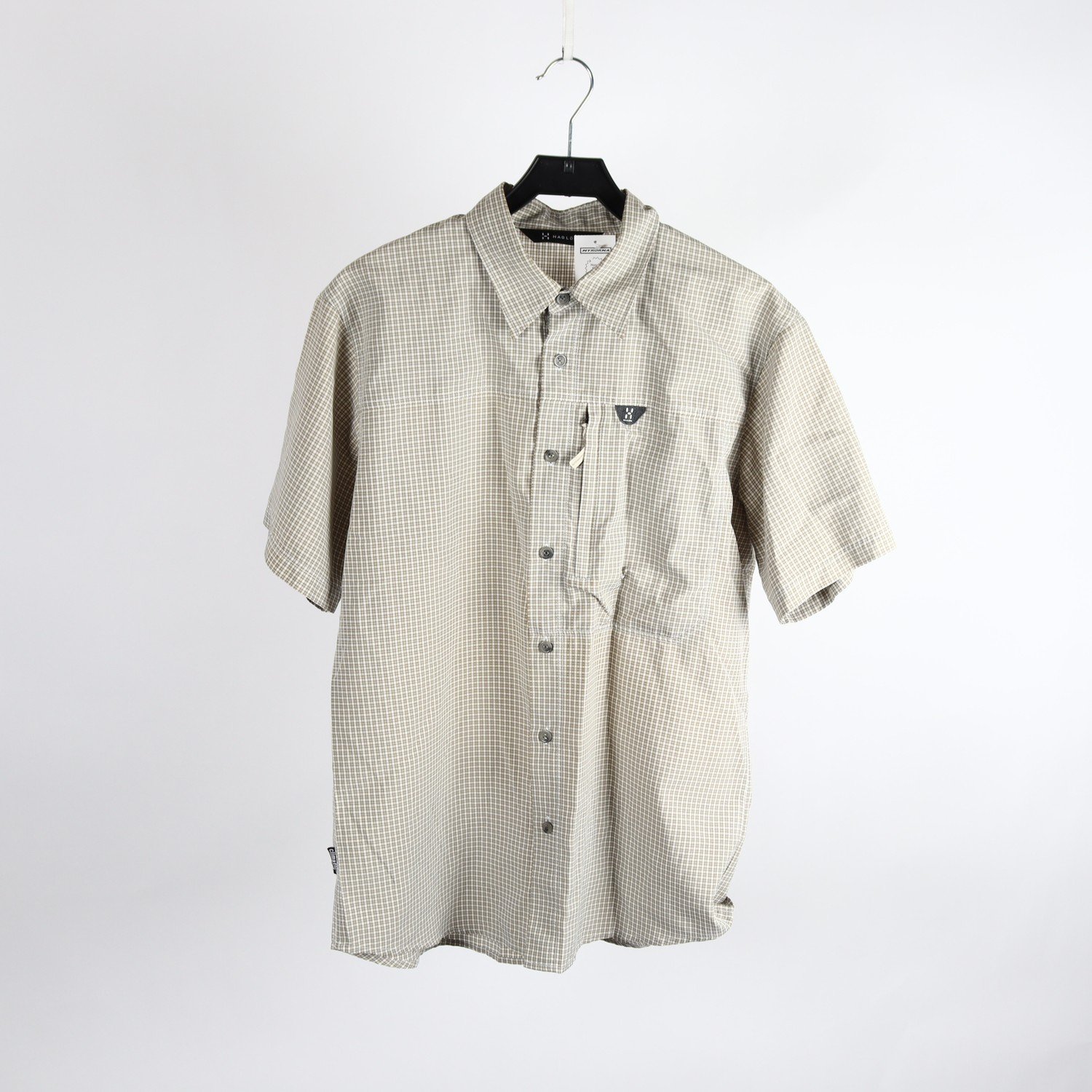 Skjorta, Haglöfs. rutig. stl. XL