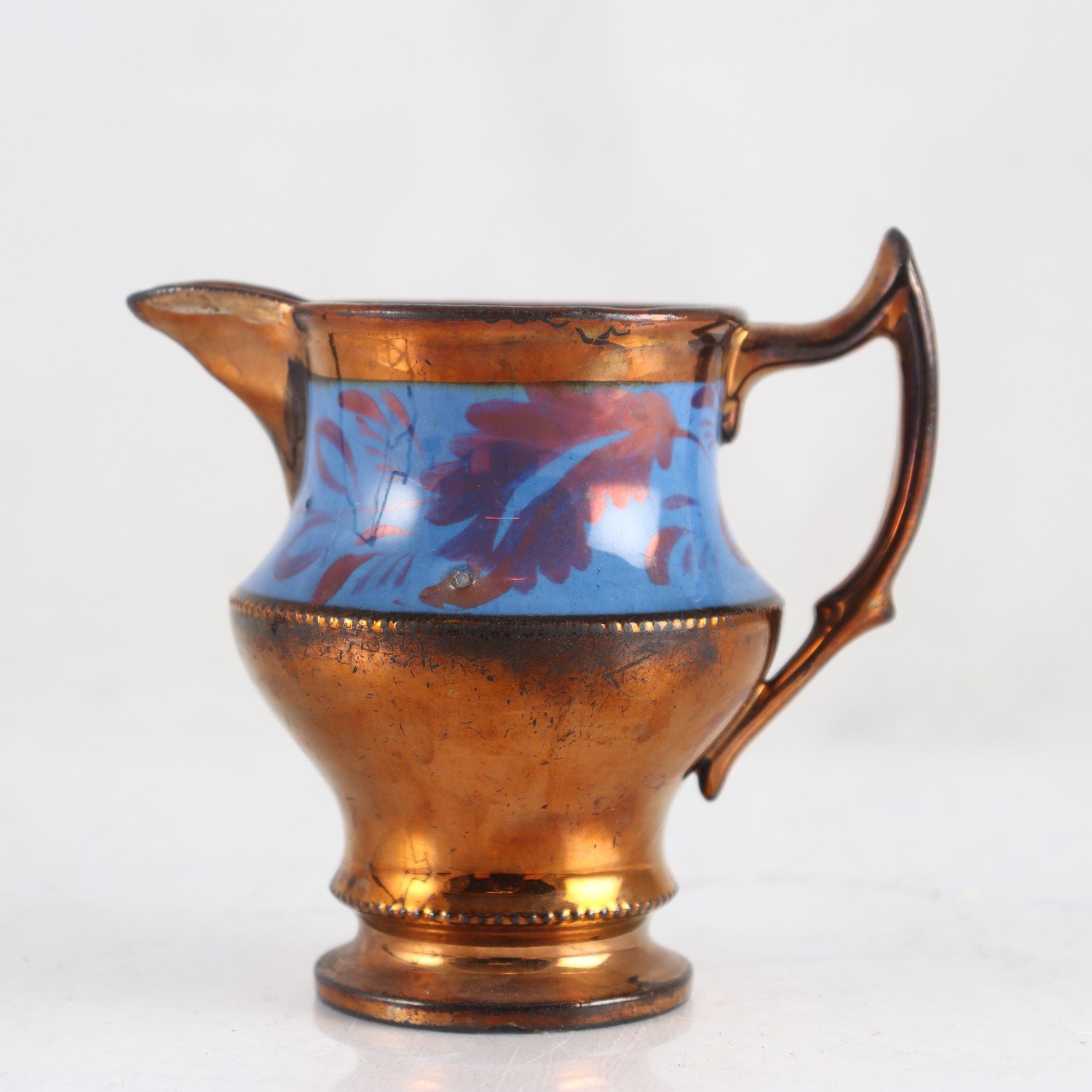 Gräddkanna, lyster ware, Victorianska eran, (1837-1901), England