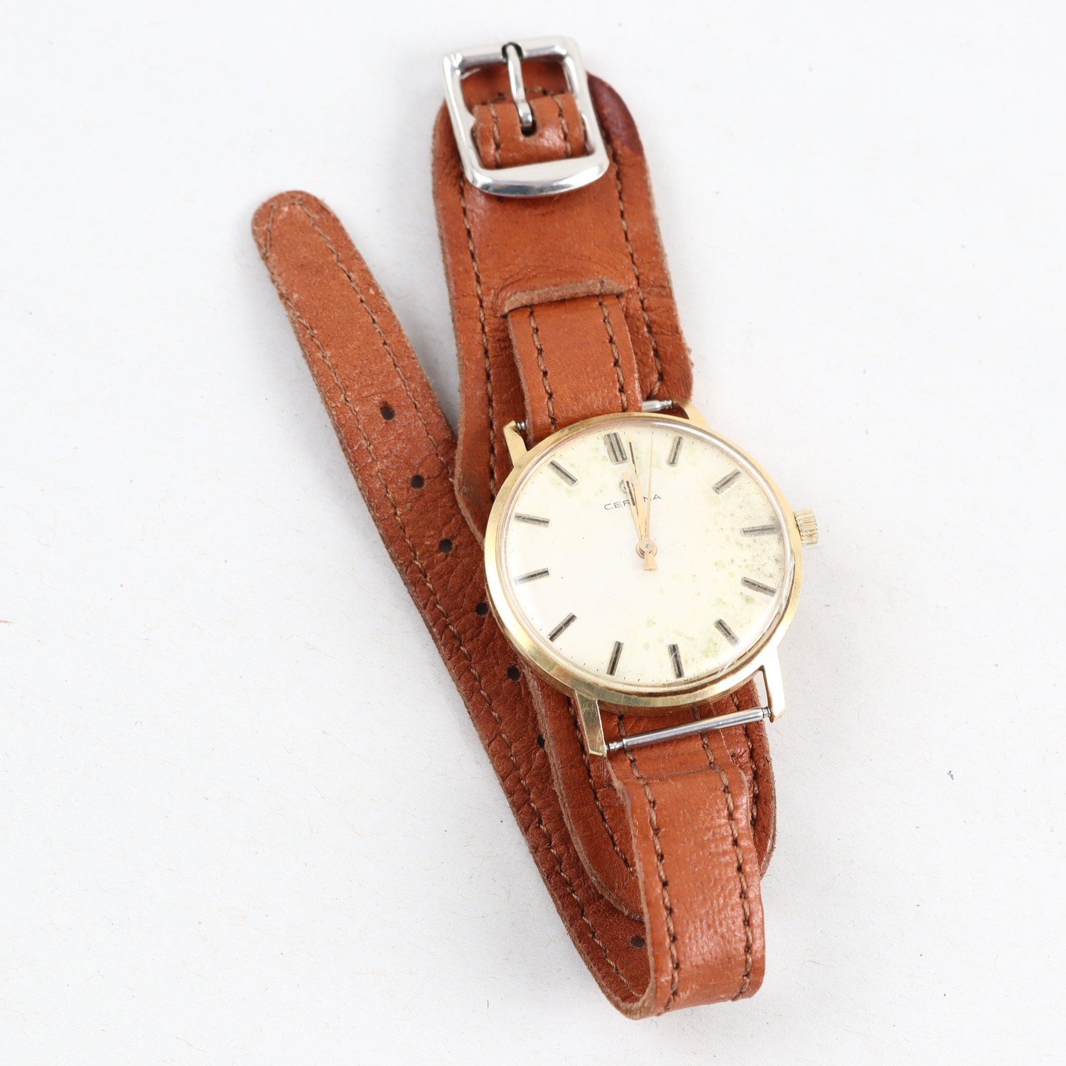 Armbandsur, Certina, Guld 18K, brv: 25,6g