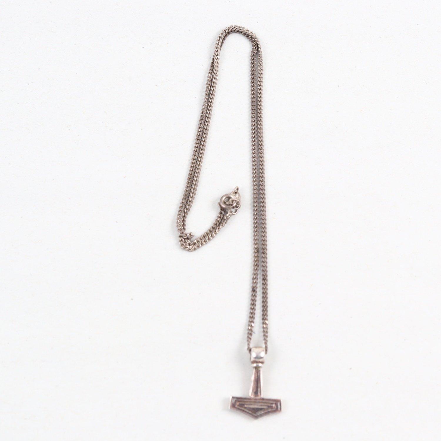Halsband, Silver, Tors Hammare, Vikt: 9,2g