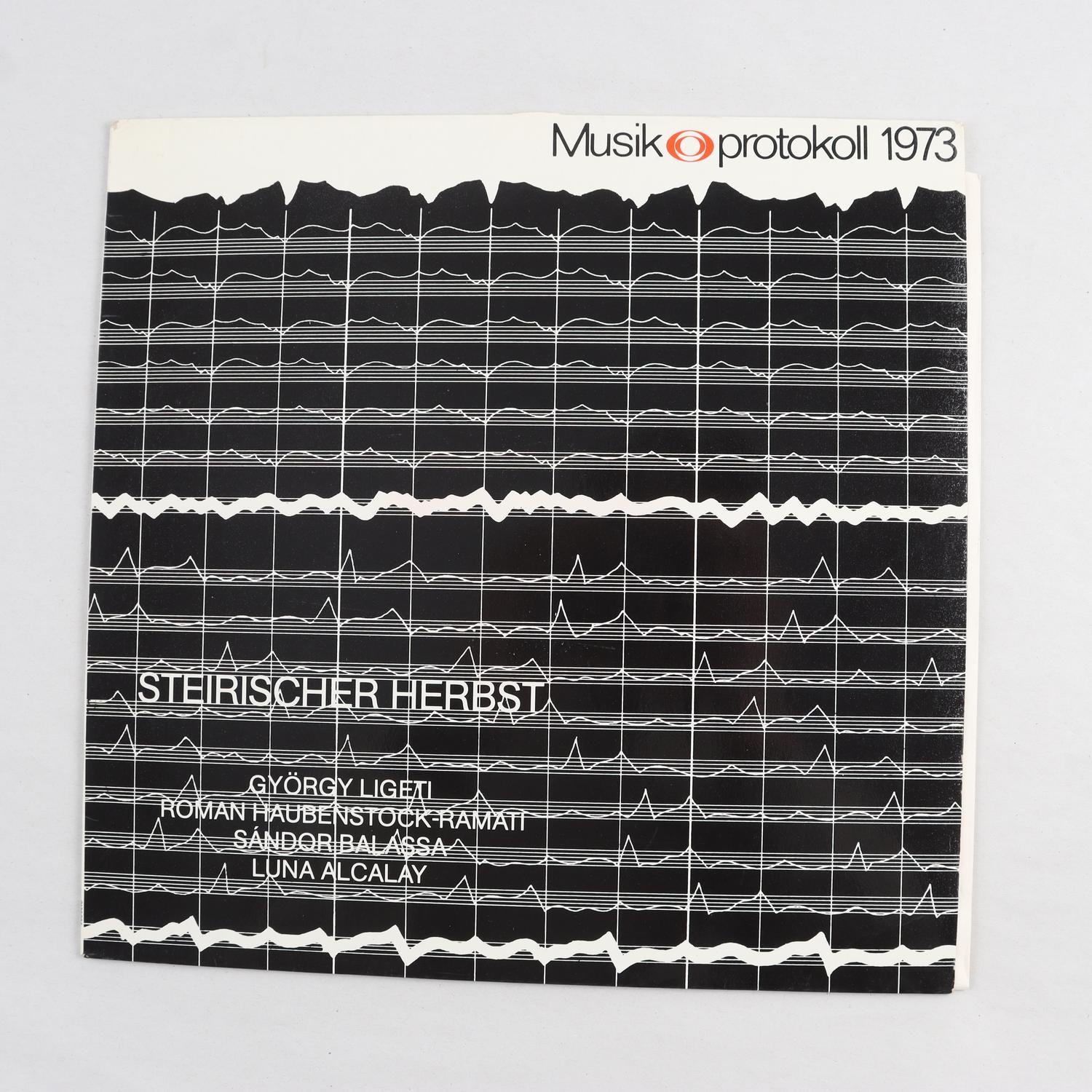 LP Ligeti, Haubenstock-Ramati, Balassa, Alcalay, Musikprotokoll 1973