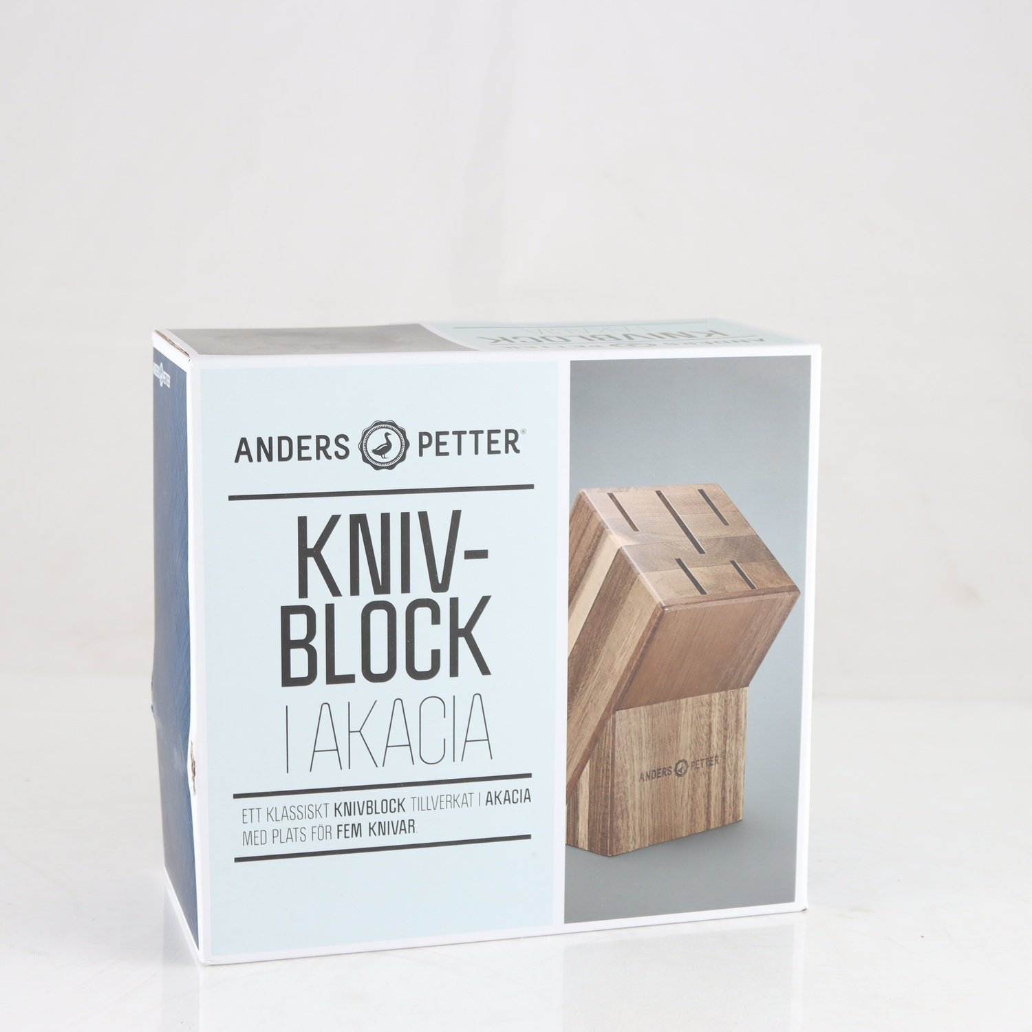Knivblock, i Akacia, Backaryd, Anders Petter