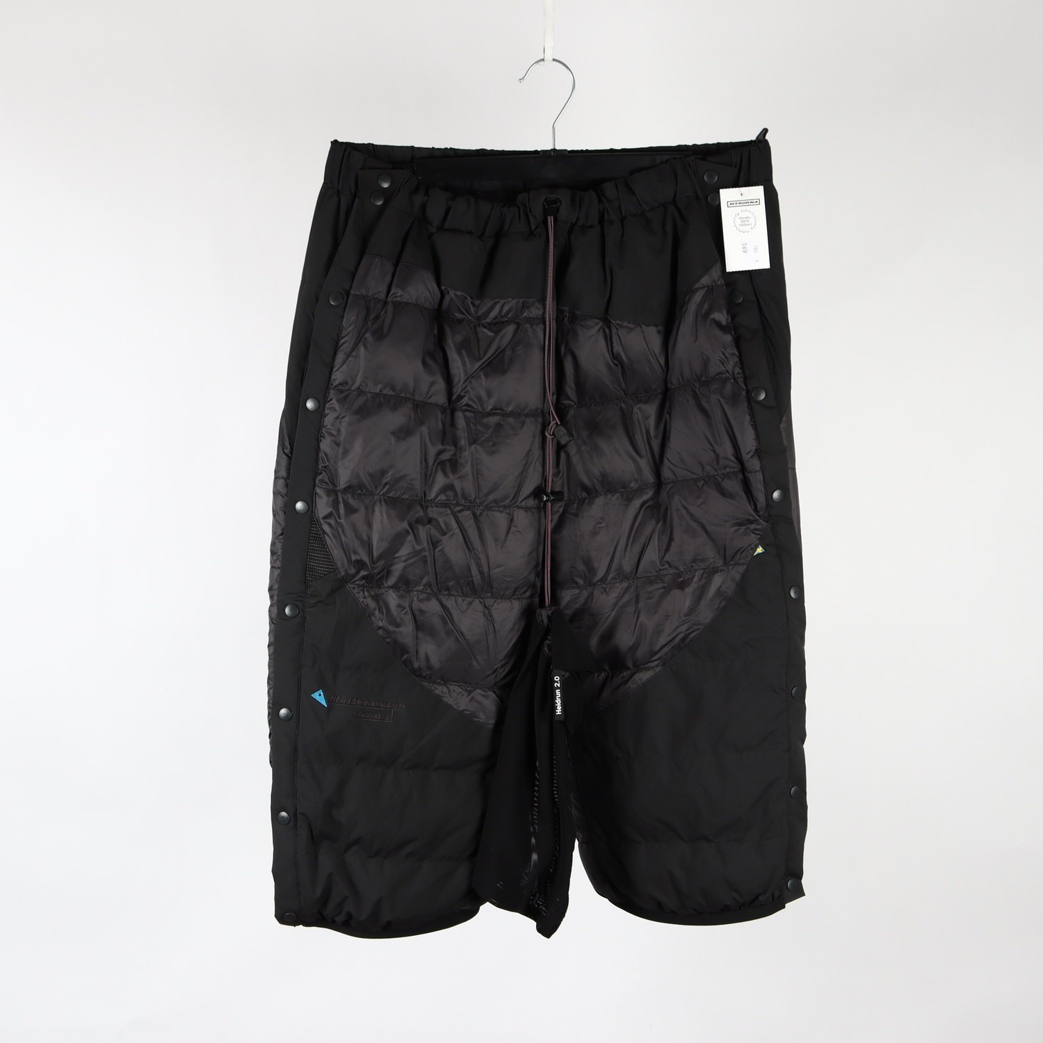 Täckshorts, Klättermusen, svart, stl. L