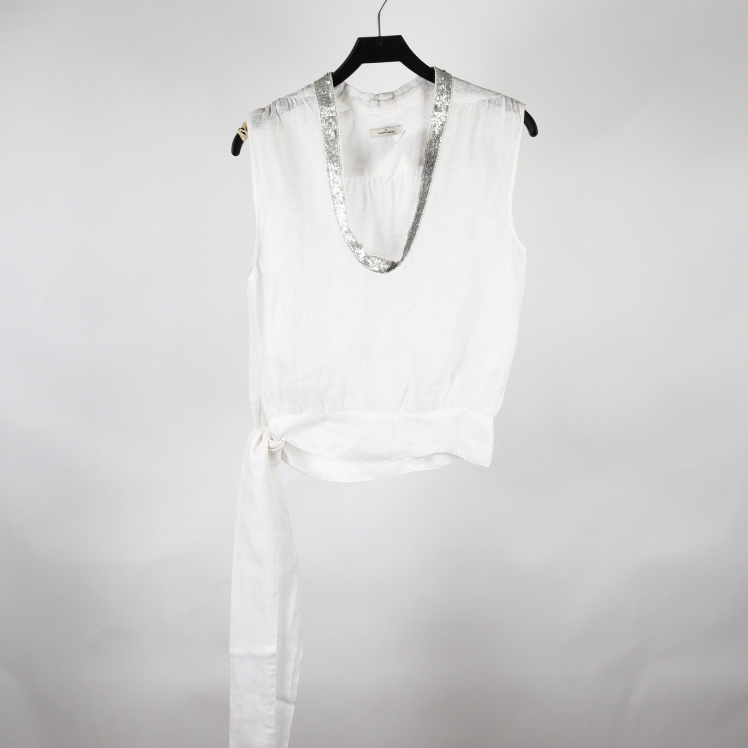 Linne, By Malene Birger, vit, lin, stl. 36