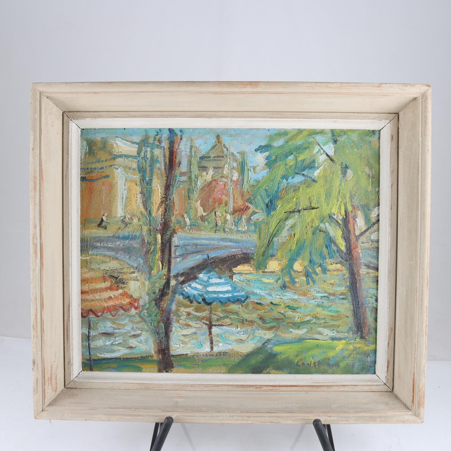 Olja på duk, Georg Lodström, (1915-1972), signerad, 1948. Endast avhämtning.