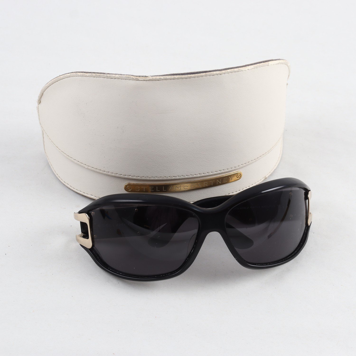 Solglasögon, acetat, Stella McCartney, svarta