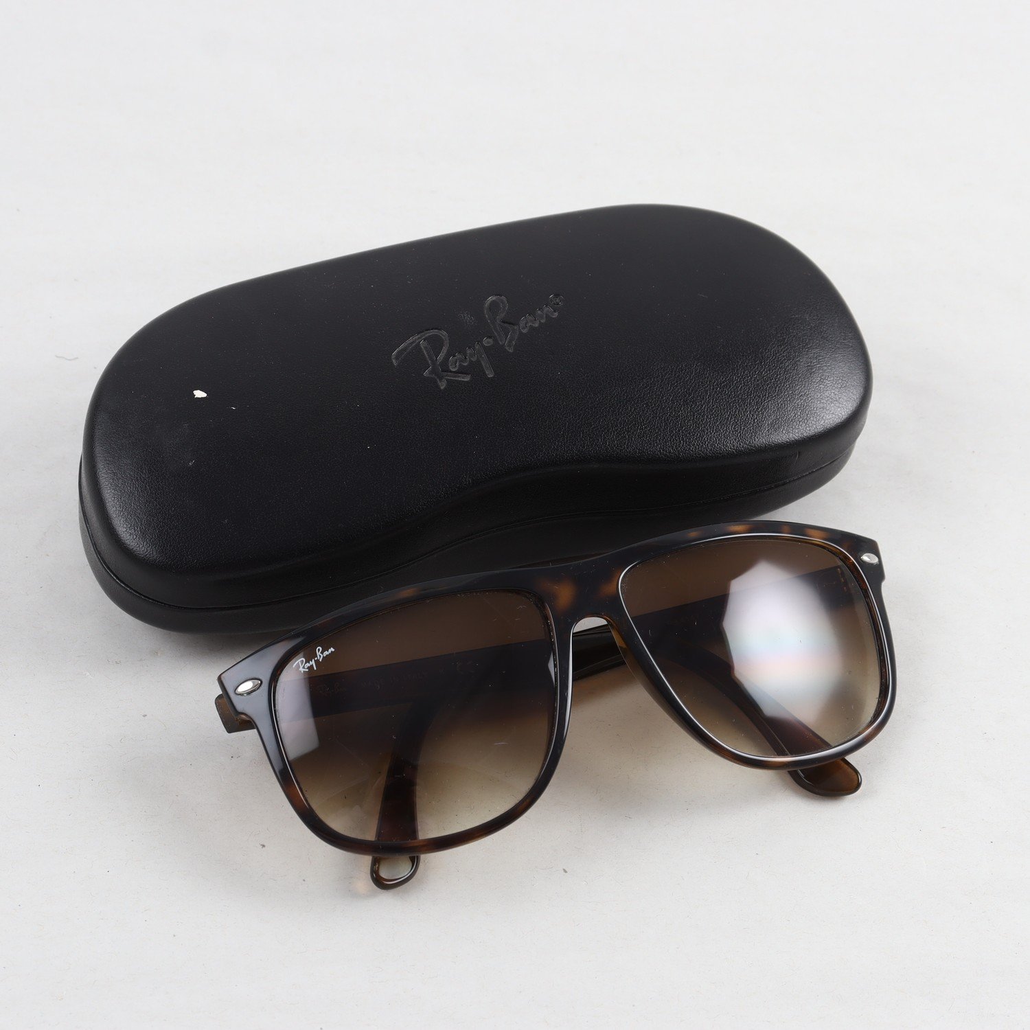 Solglasögon, acetat, Ray Ban Boyfriend, sköldpaddsfärgade