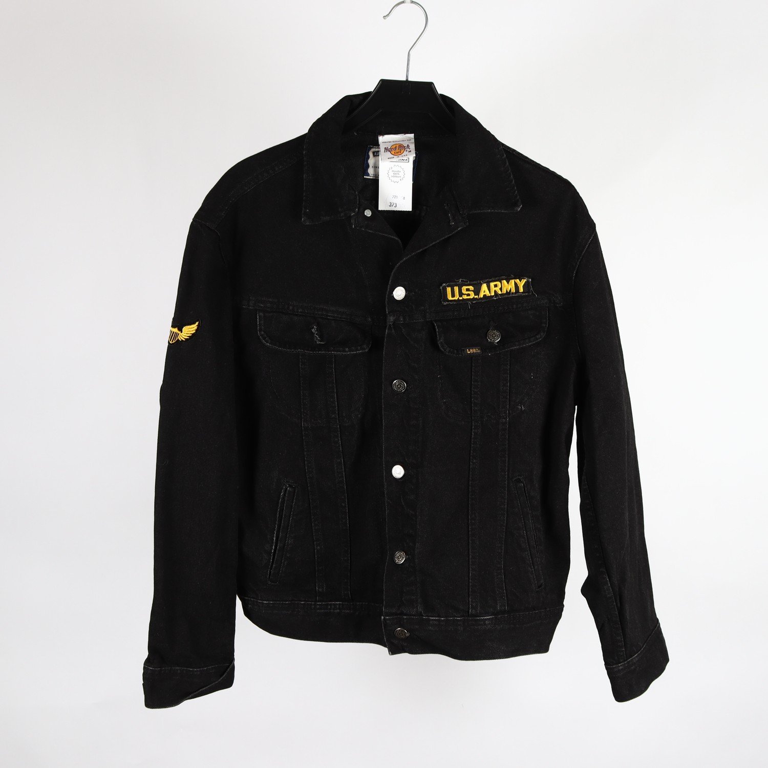 Jeansjacka, LEE for Hard Rock Cafe, svart, stl. M