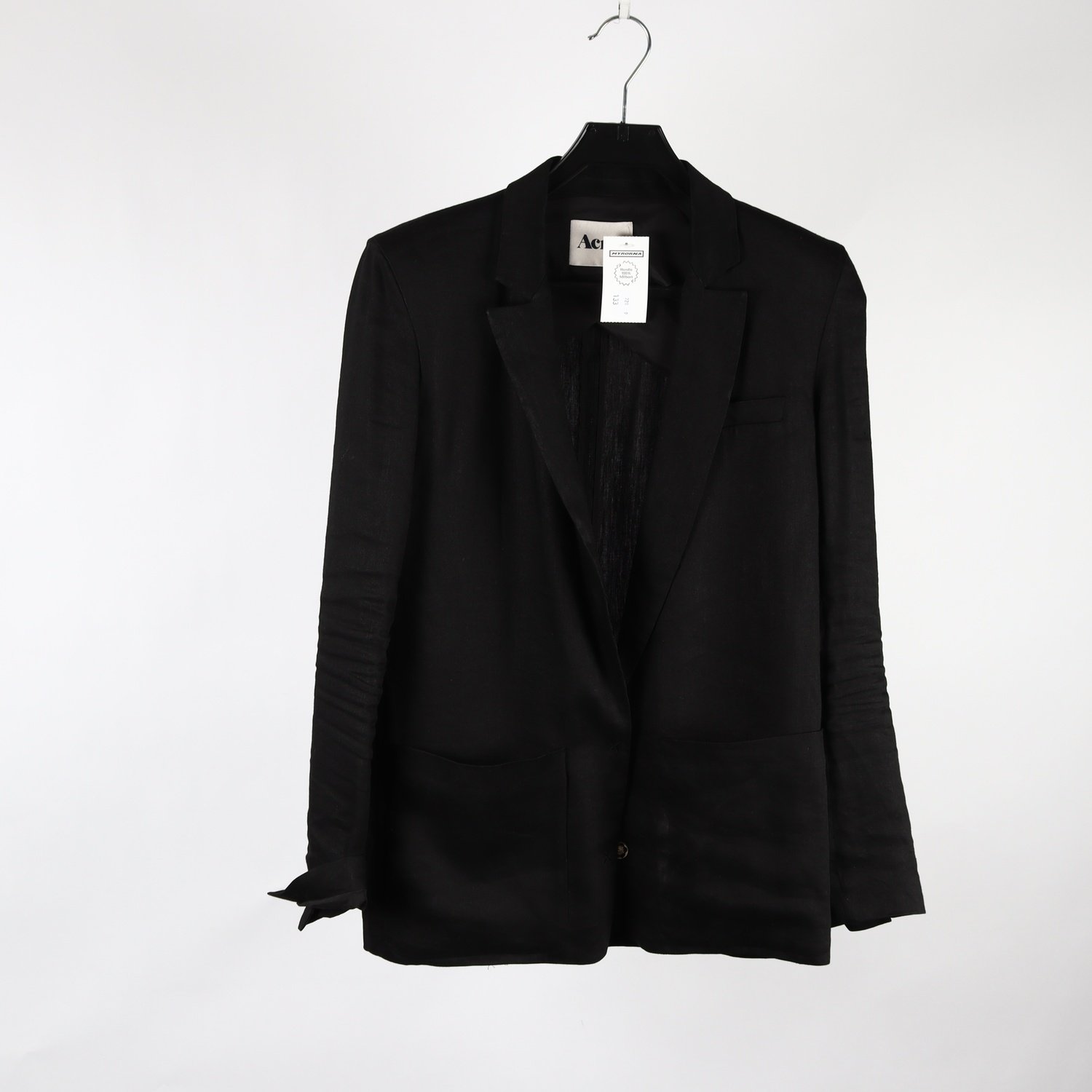Kavaj, Acne, svart, stl. 34