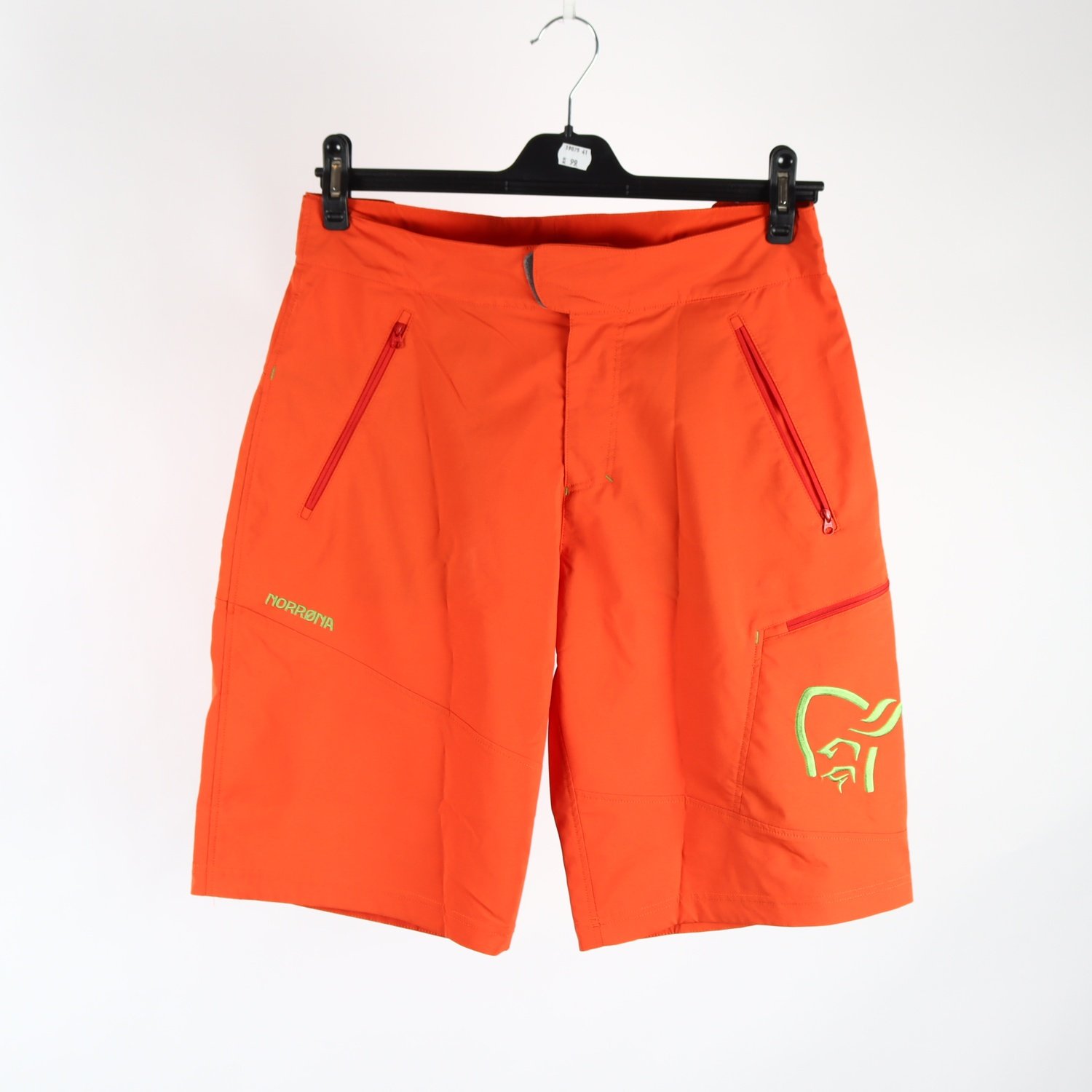 Shorts, Norrøna, orange, stl. M